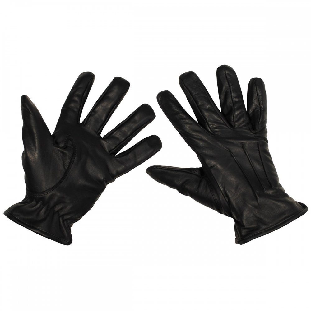 Lederhandschuhe Lederhandschuhe, SAFETY, schwarz, schnitthemmend - M