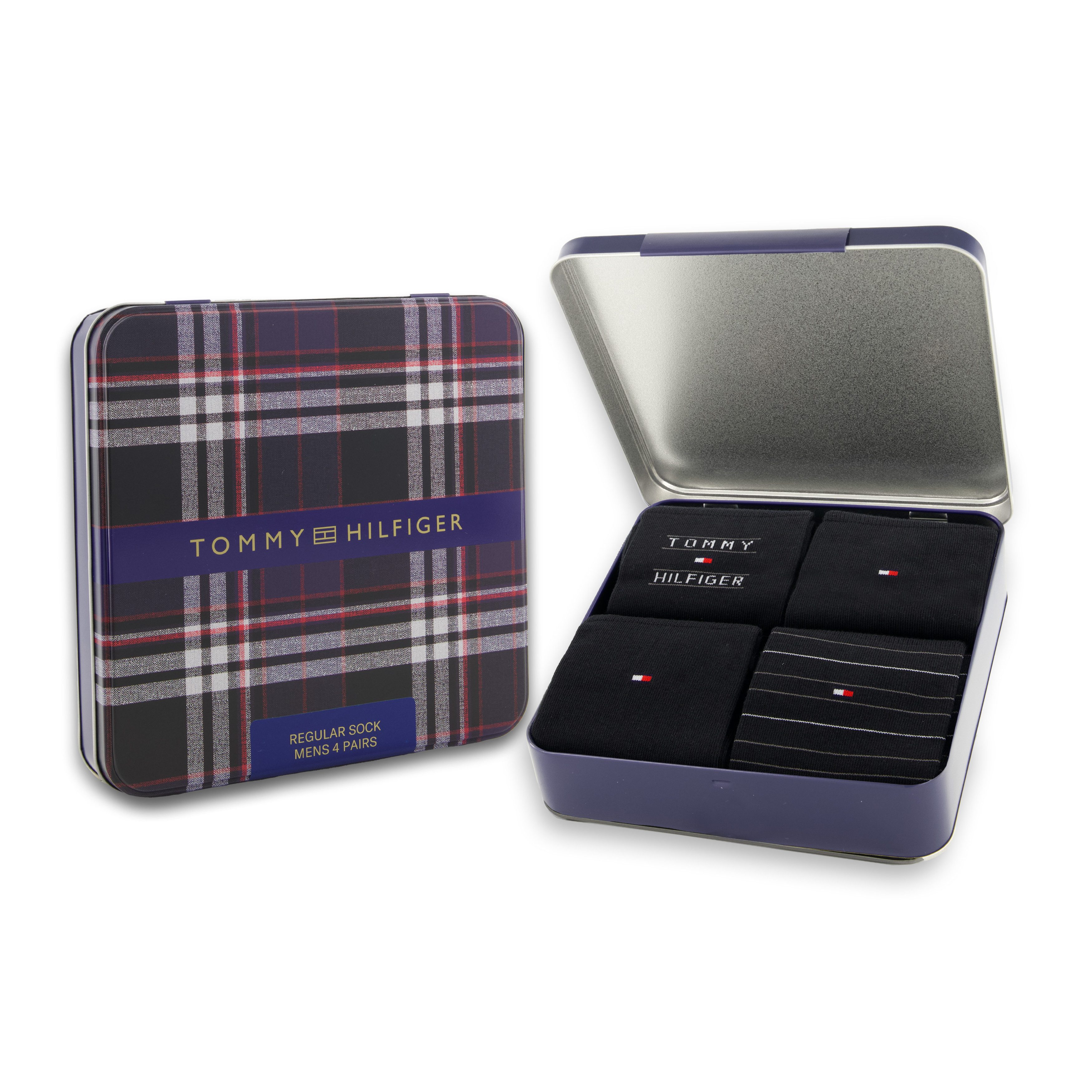 Tommy Hilfiger Socken (4 Paar) mit Geschenkbox – Bild 2 von 3