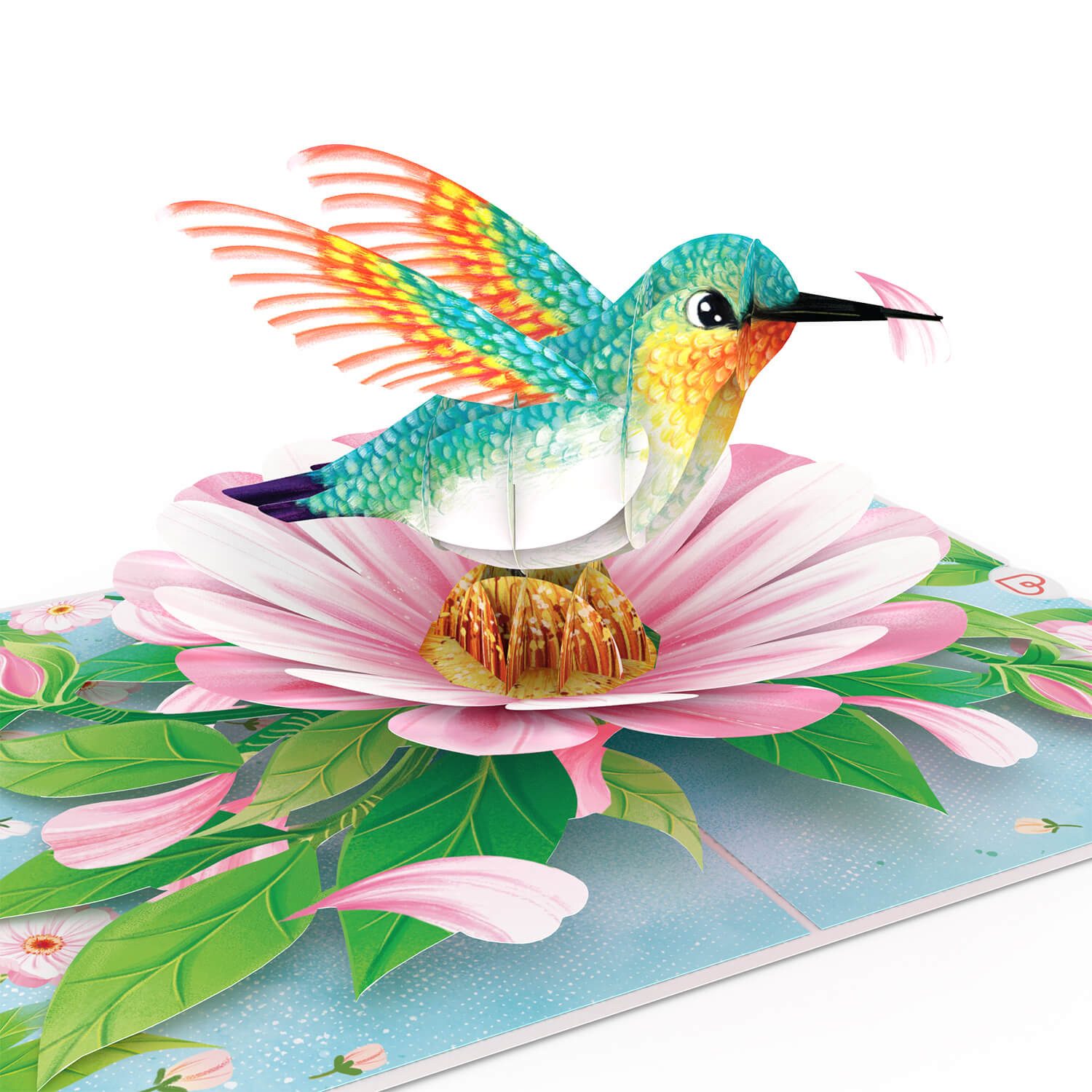 papercrush Geburtstagskarte Kolibri Pop-Up Karte