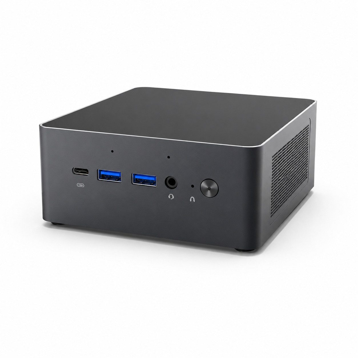 Welltin N124 Mini-PC mit Intel Meteor Lake Prozessor Mini-PC (Ultra 5 125H, Intel Arc Graphics, 8 GB (max. 32 GB) GB RAM, 256 GB SSD, 4K Quad-Display 2x HDMI 2x Type-C DDR5 TPM2.0 2,5G LAN Barebone)