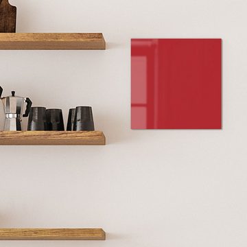 DEQORI Magnettafel 'Unifarben - Rot', Whiteboard Pinnwand beschreibbar