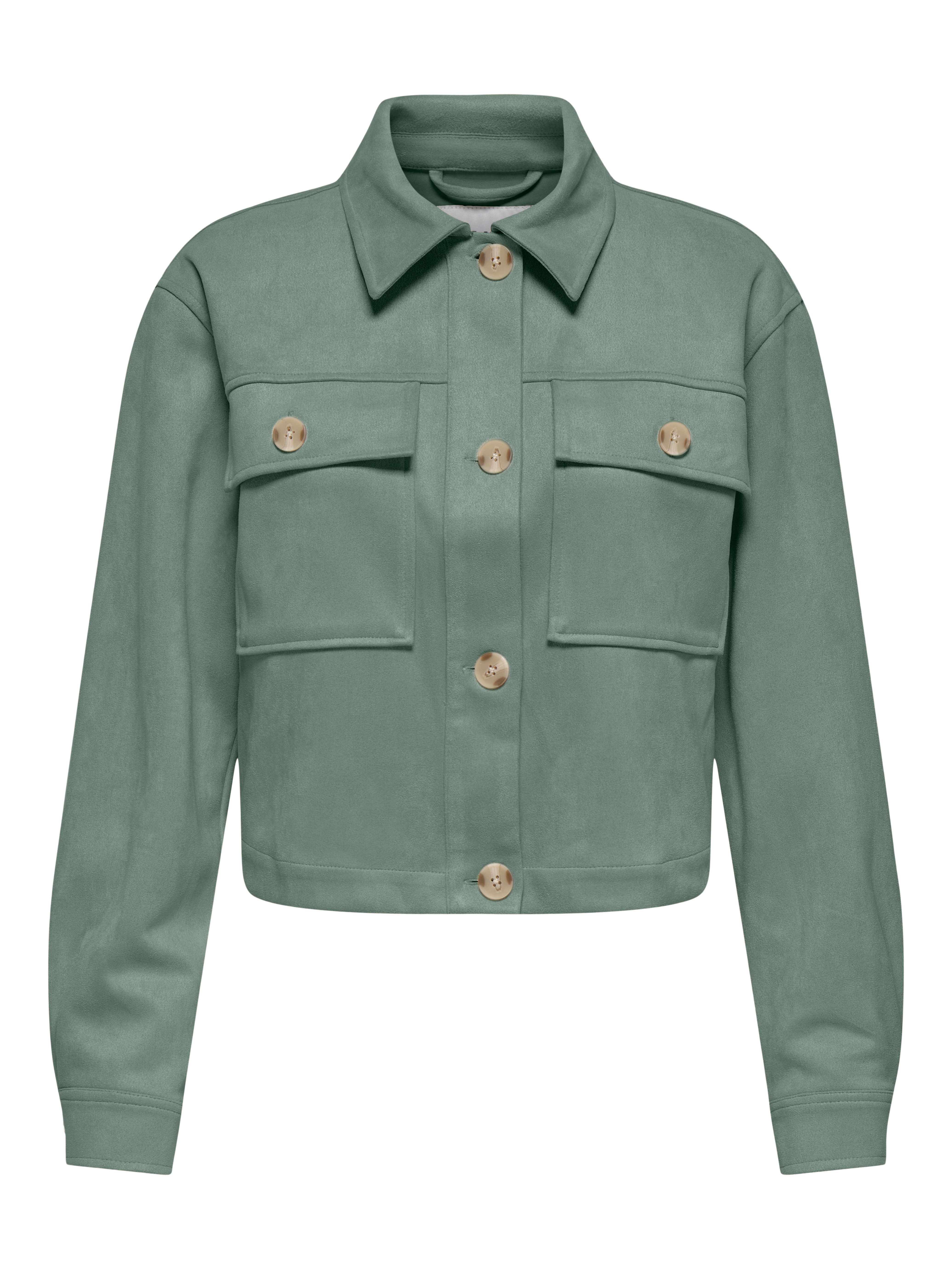 ONLY Kurzjacke ONLBELICIA LIFE FAUX SUEDE JACKET OTW aus weichem Wildlederi günstig online kaufen