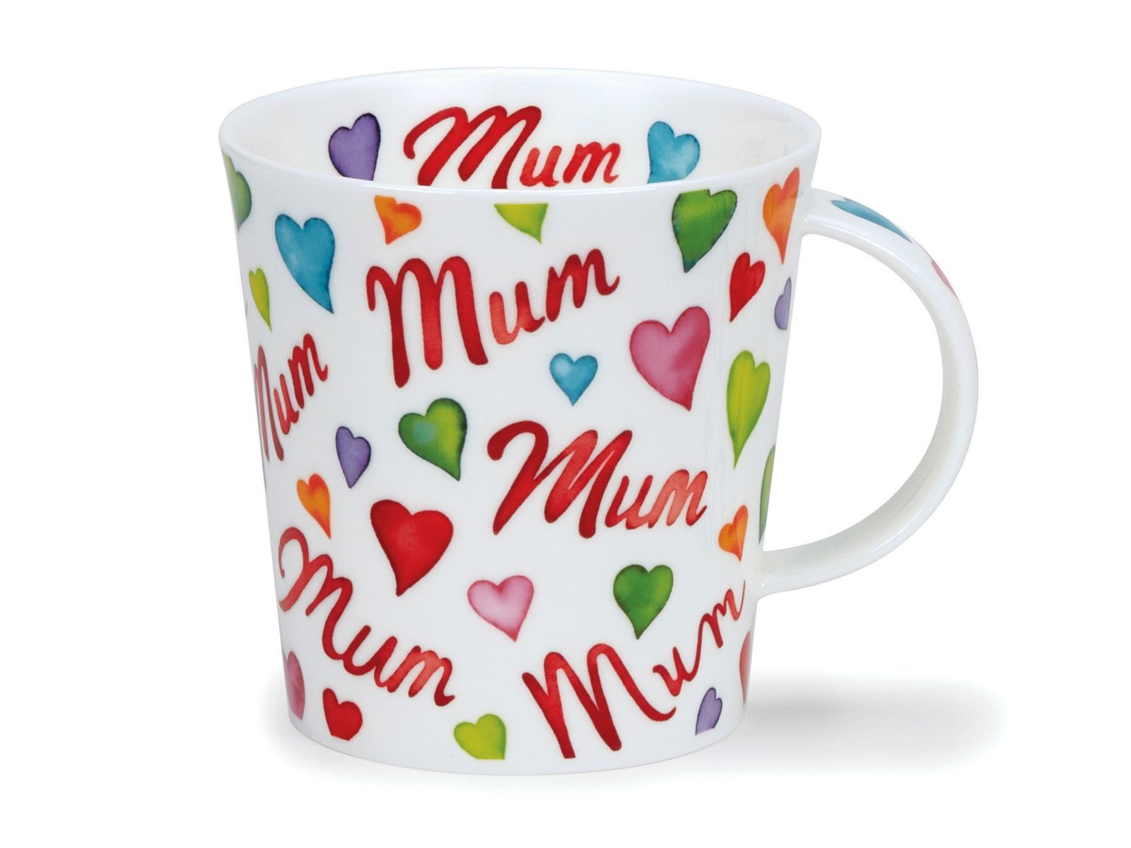 Dunoon Tasse Becher Cairngorm Mum Mutter 0,48l Fine Bone China Porzellan 480mll, 1-tlg., Porzellan, Spülmaschinengeeignet