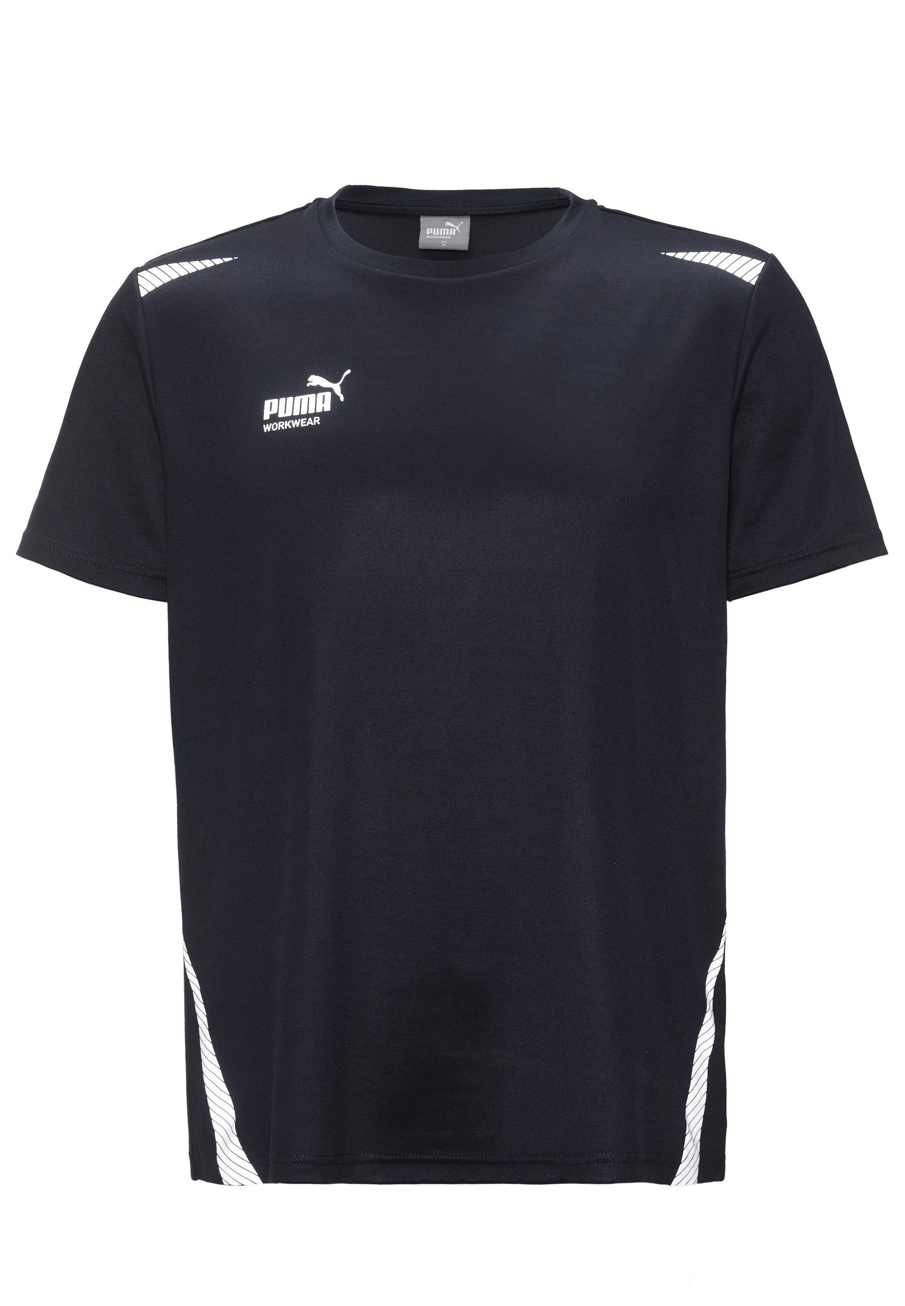 PUMA Workwear T-Shirt ESSENTIALS Arbeitsshirt aus robustem Gewebe und Reflektoren für Herren