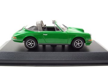 Minichamps Modellauto Porsche 911 Targa 1972 grün Modellauto 1:43 Minichamps, Maßstab 1:43