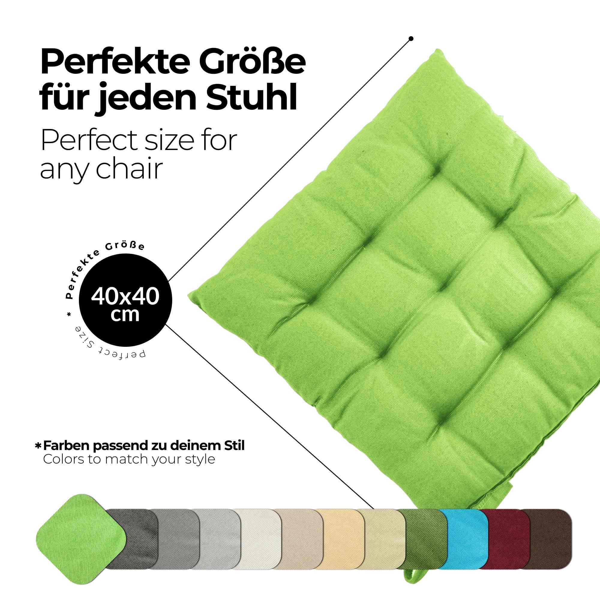 etérea Himmlische Qualität Sitzkissen etérea Sitzkissen Stuhlkissen Basic Auflage und