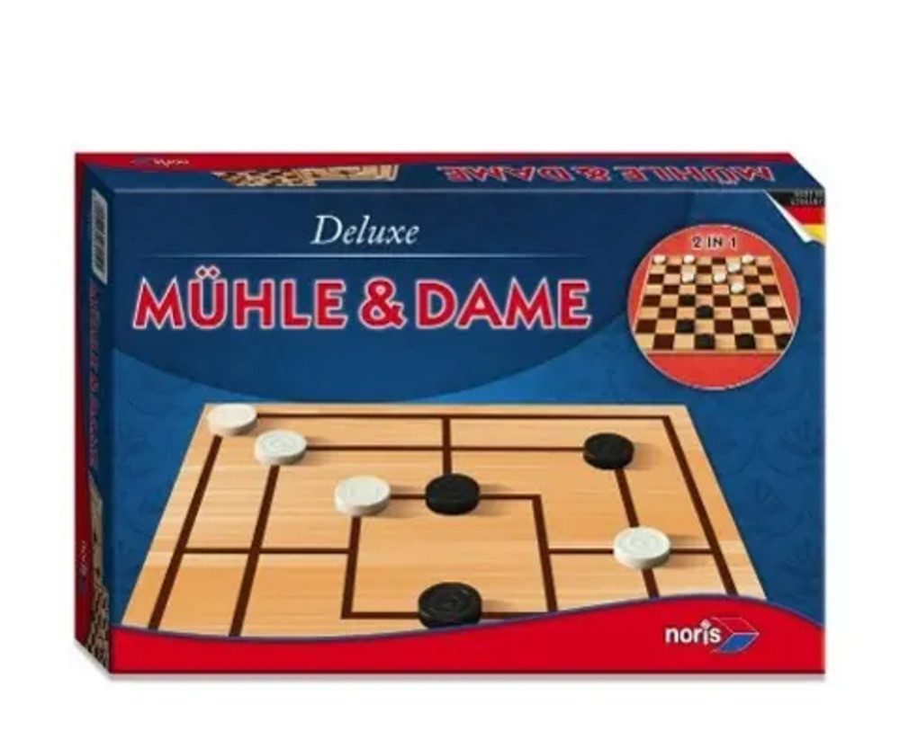 Noris Spiel Deluxe - Mühle & Dame