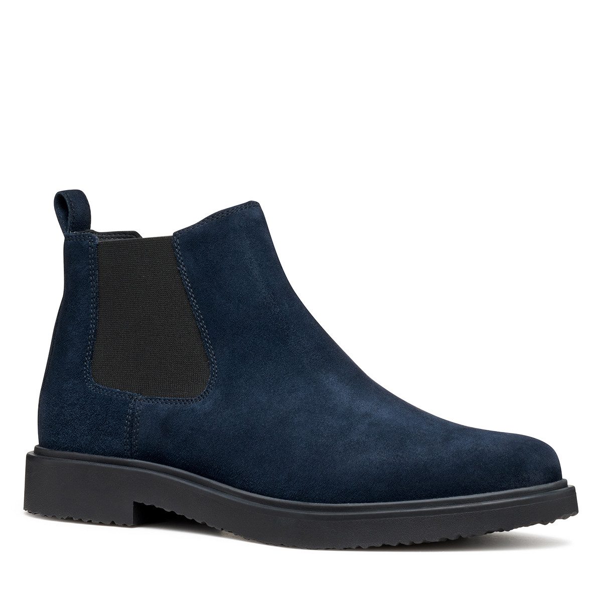 Geox GEOX MASSIMIANO, Stiefeletten, Chelsea Boots, Blau, Herren Stiefelette
