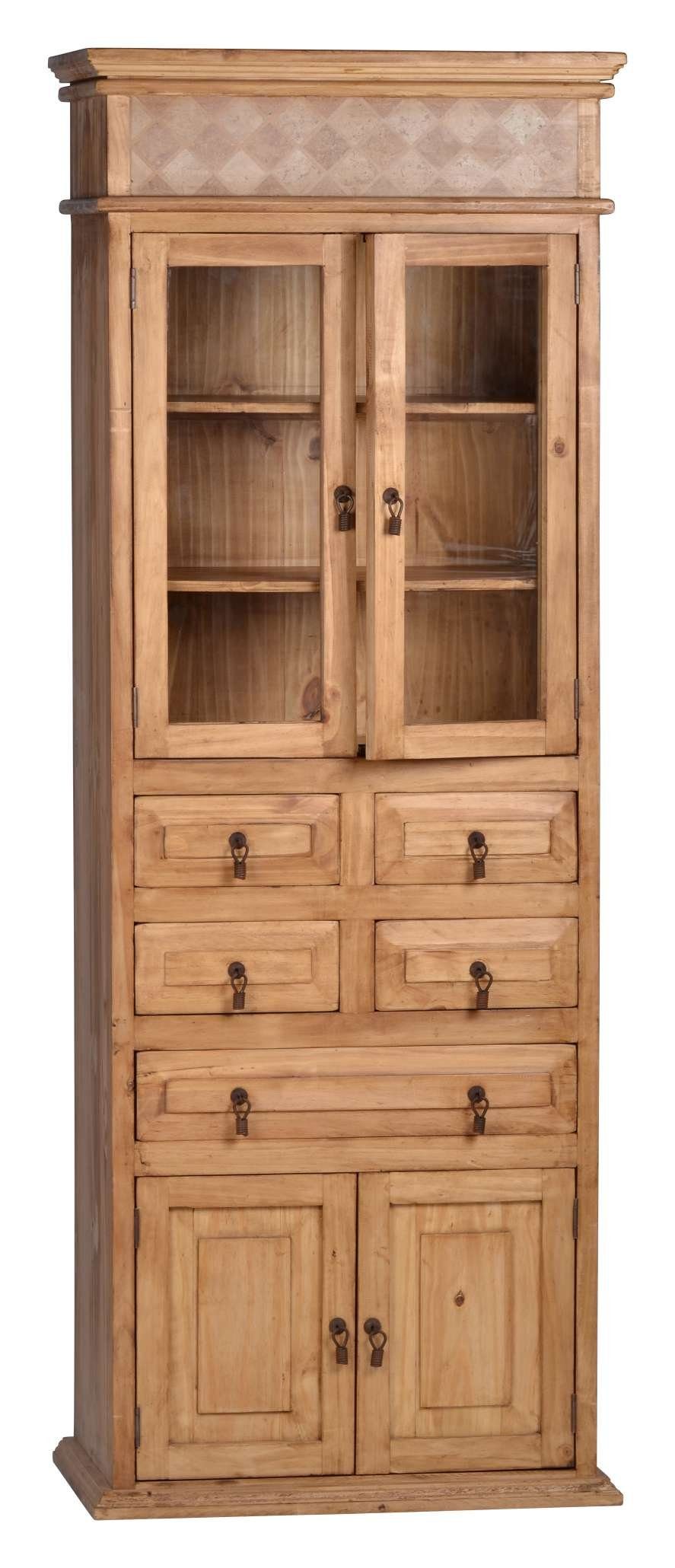 MiaMöbel Buffet Mexico aus massivem Pinienholz Honig