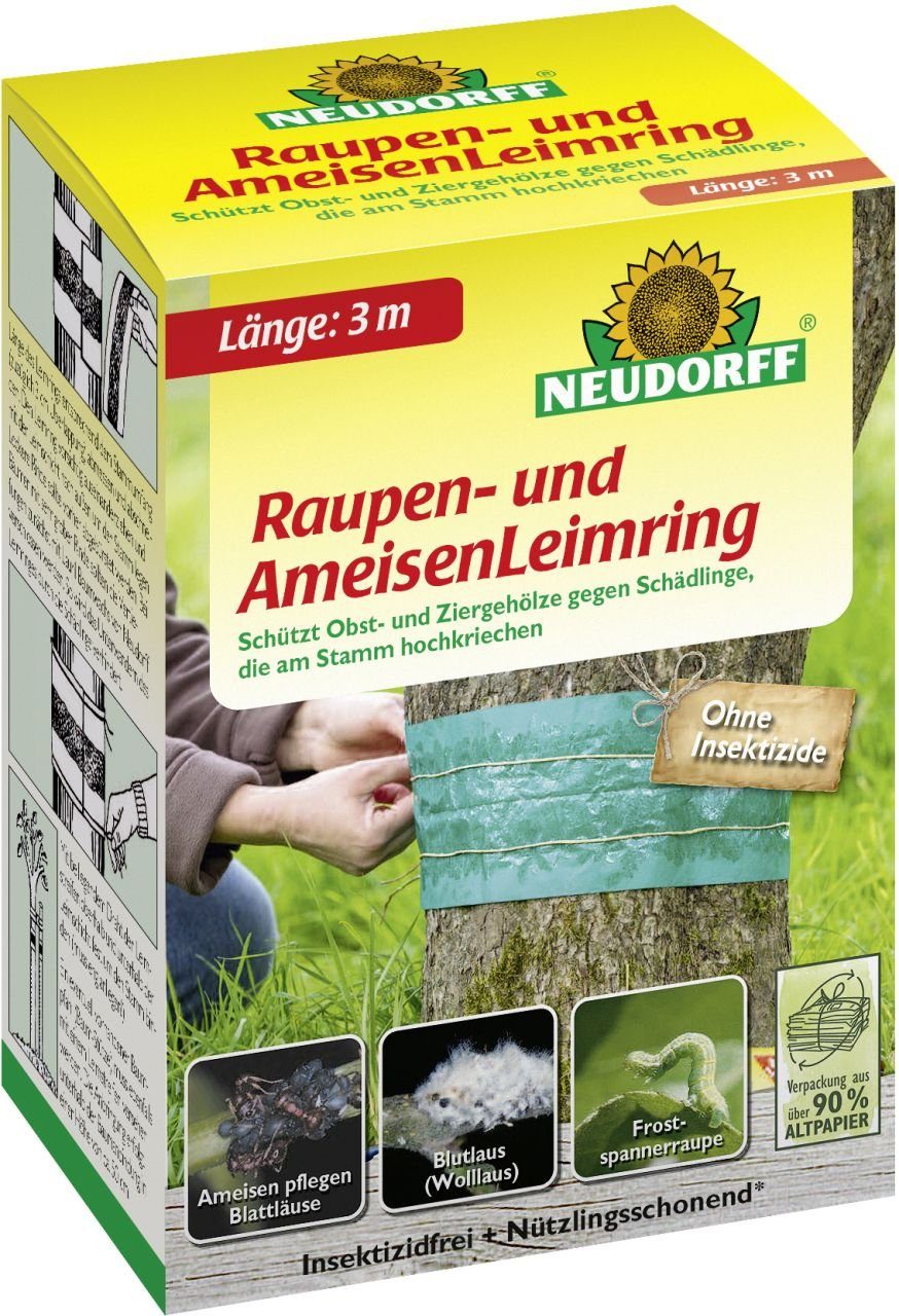 Neudorff Insektenvernichtungsmittel Raupen- und Ameisen-Leimring 3 m, 3 l