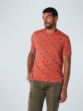 NO EXCESS T-Shirt T-Shirt Crewneck Allover Printed Garment Dyed