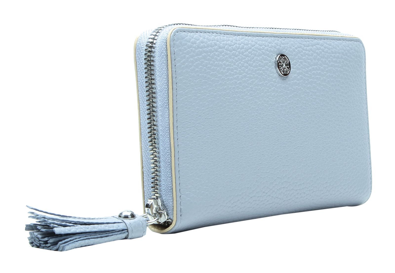 Esquire Geldbörse Zip Around Wallet, aus echtem Rindsleder mit RFID-Blocker Schutz