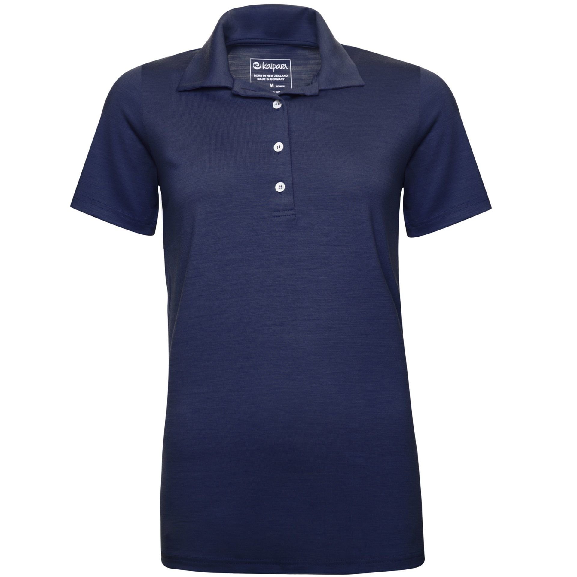 Kaipara - Merino Sportswear Poloshirt URBAN Merino Poloshirt Damen Kurzarm Regular 200 (1-tlg) aus reiner Merinowolle Made in Germany