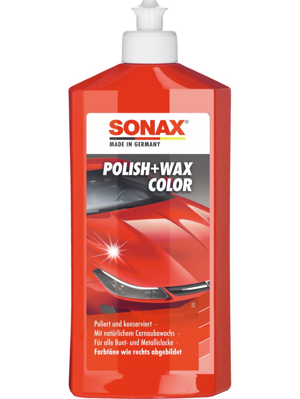 Sonax Sonax Polish & Wax Color rot 500ml Полировка автомобиля