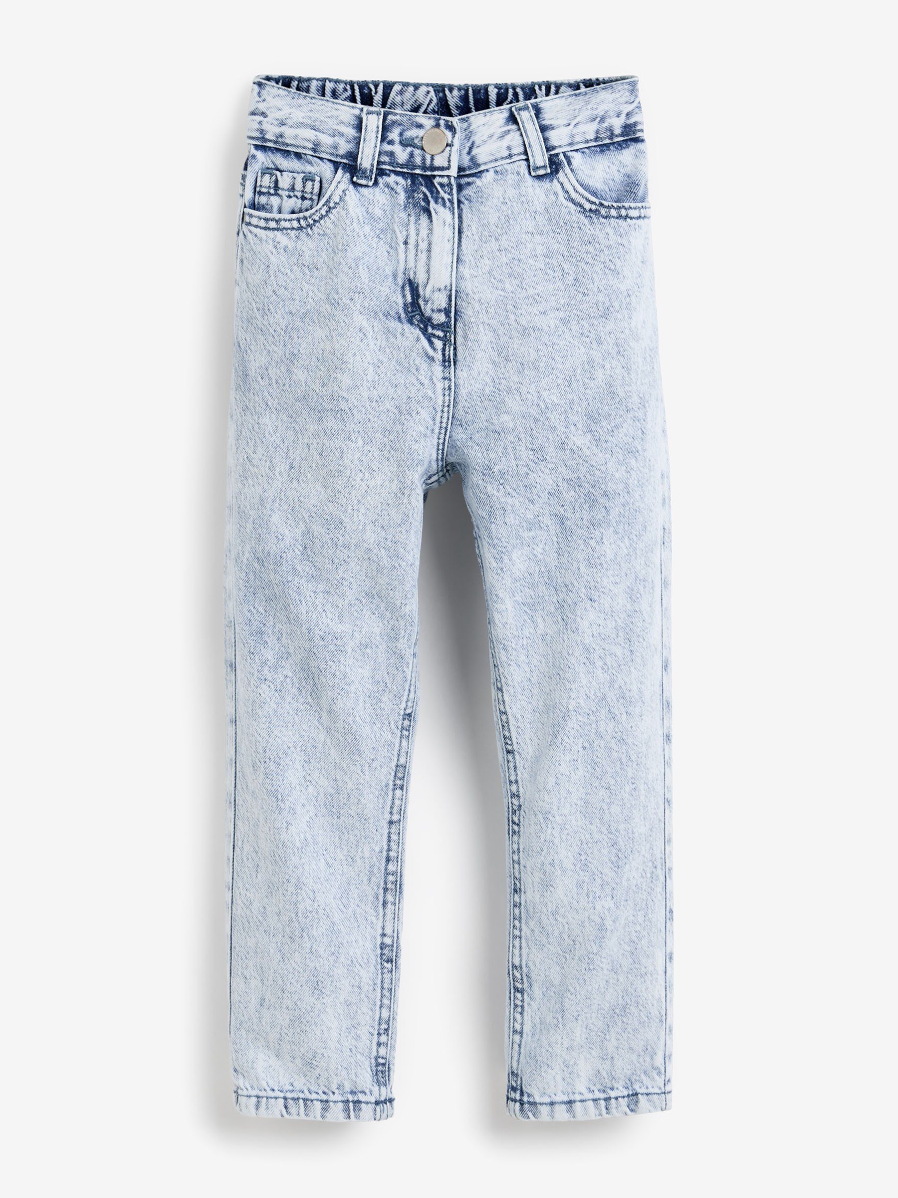 Next Mom-Jeans Mom-Jeans (1-tlg) Bleach Wash | Mom-Jeans