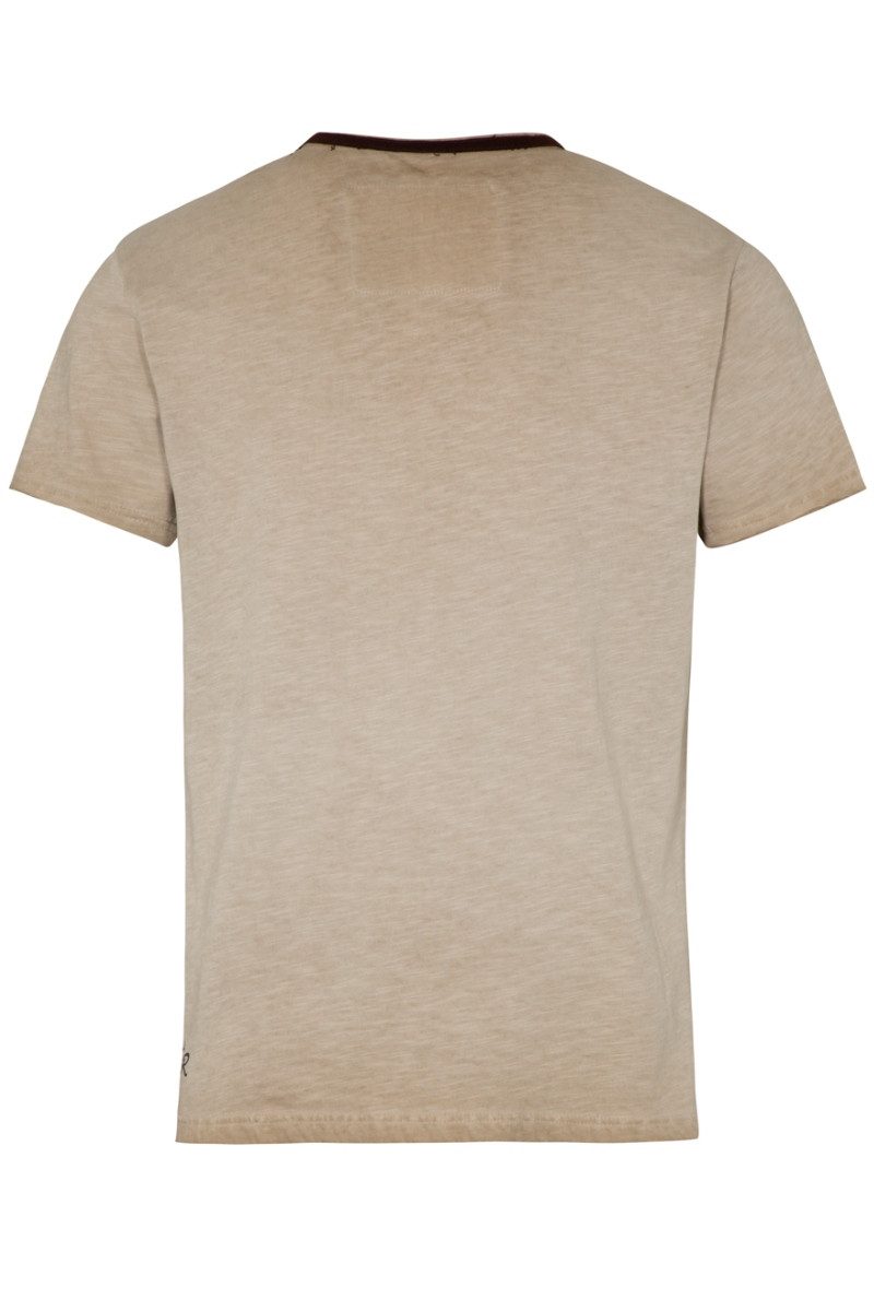 Hangowear Trachtenshirt Trachtenshirt Herren - ALWIN - beige