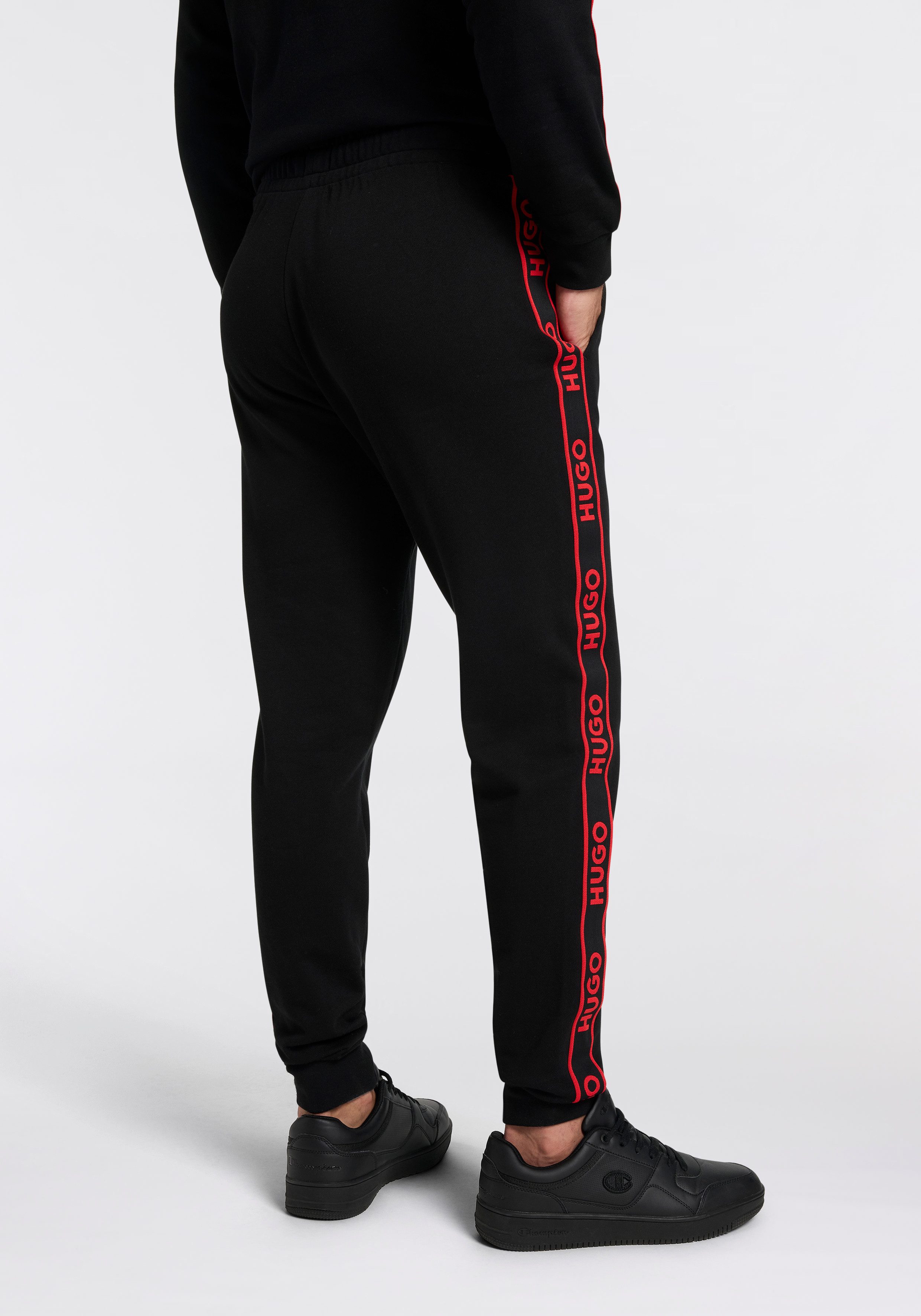 HUGO Sweathose LIAM regular fit, Logoschriftzug günstig online kaufen