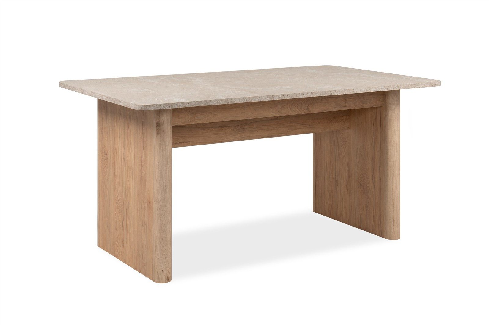 möbelvita Esstisch Auszugstisch Ravi 80A Dekor Sandstein / Jackson Hickory