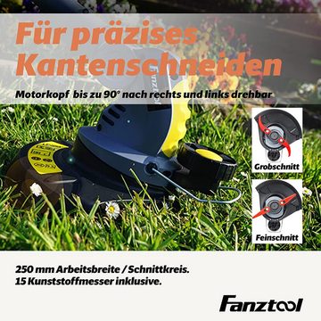 Fanztool Akku-Motorhacke FANZTOOL 20V Motorhacke Mini-Bodenhacke Bodenfräse Gartenhacke, Kombi-Set