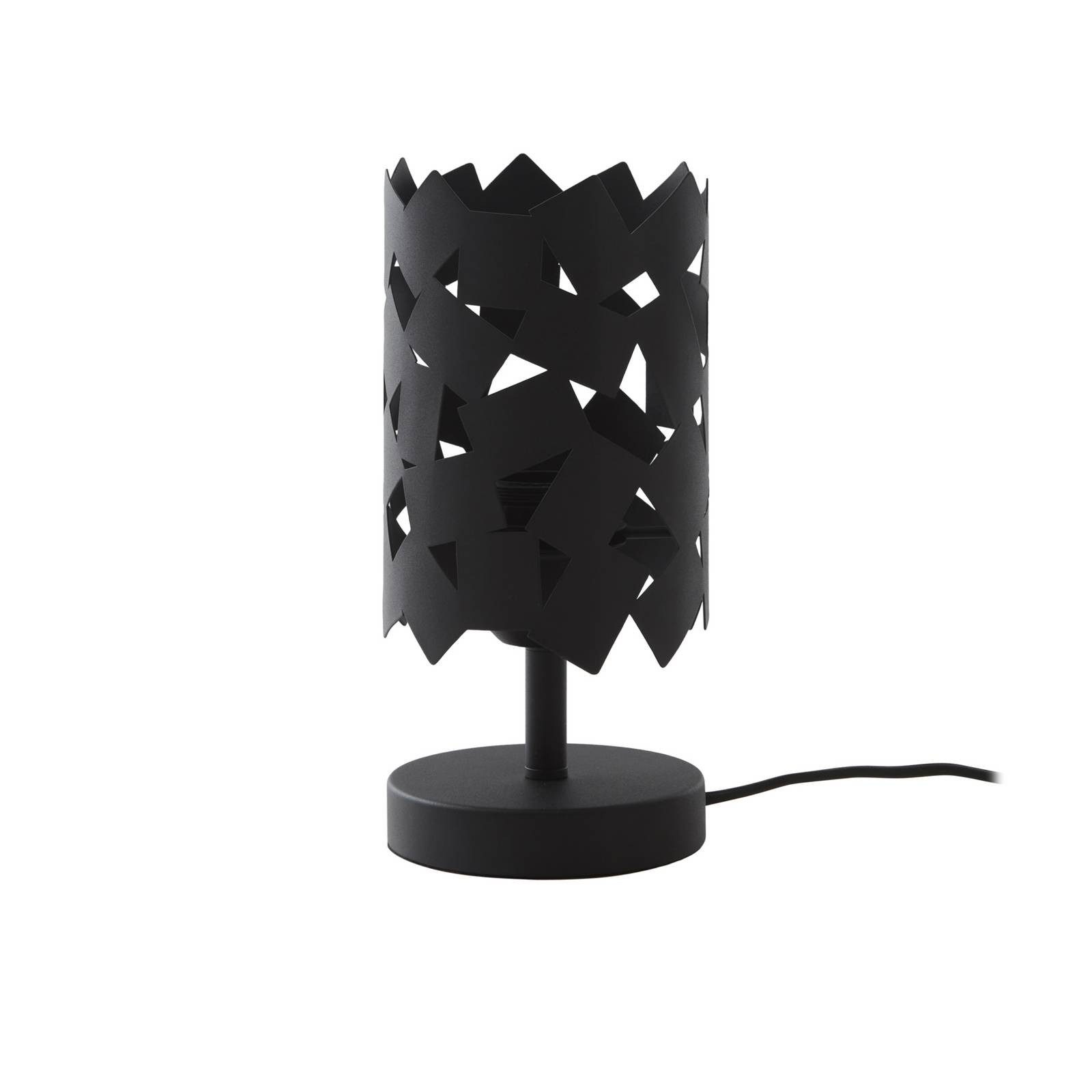 Lucande Tischleuchte Aeloria, Metall, Schwarz IP20, 1 x 15 W LED