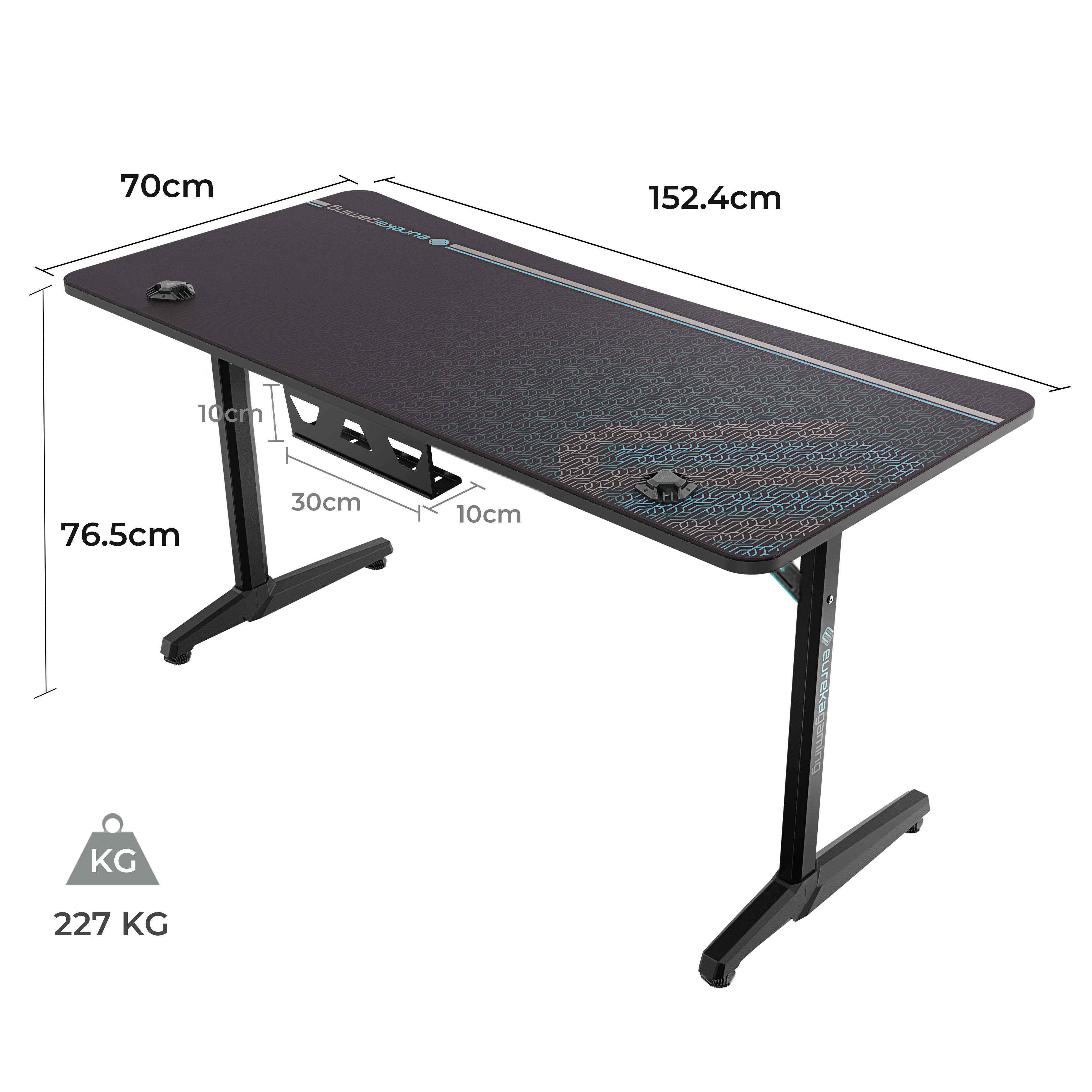 EE EUREKA ERGONOMIC Gamingtisch Schreibtisch Ergonomischer günstig online kaufen