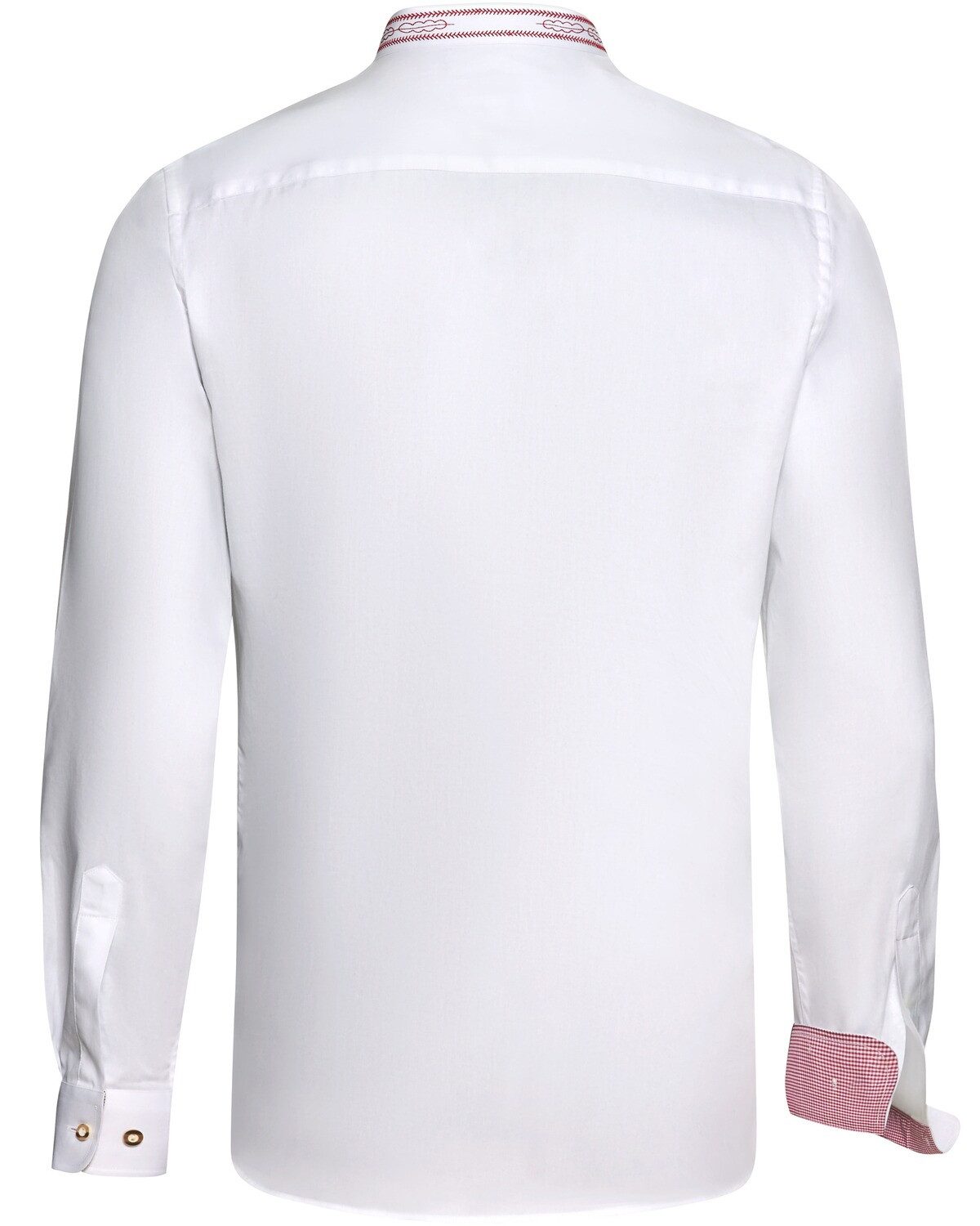 Almsach Trachtenhemd Slim Fit Hemd mit Stickerei