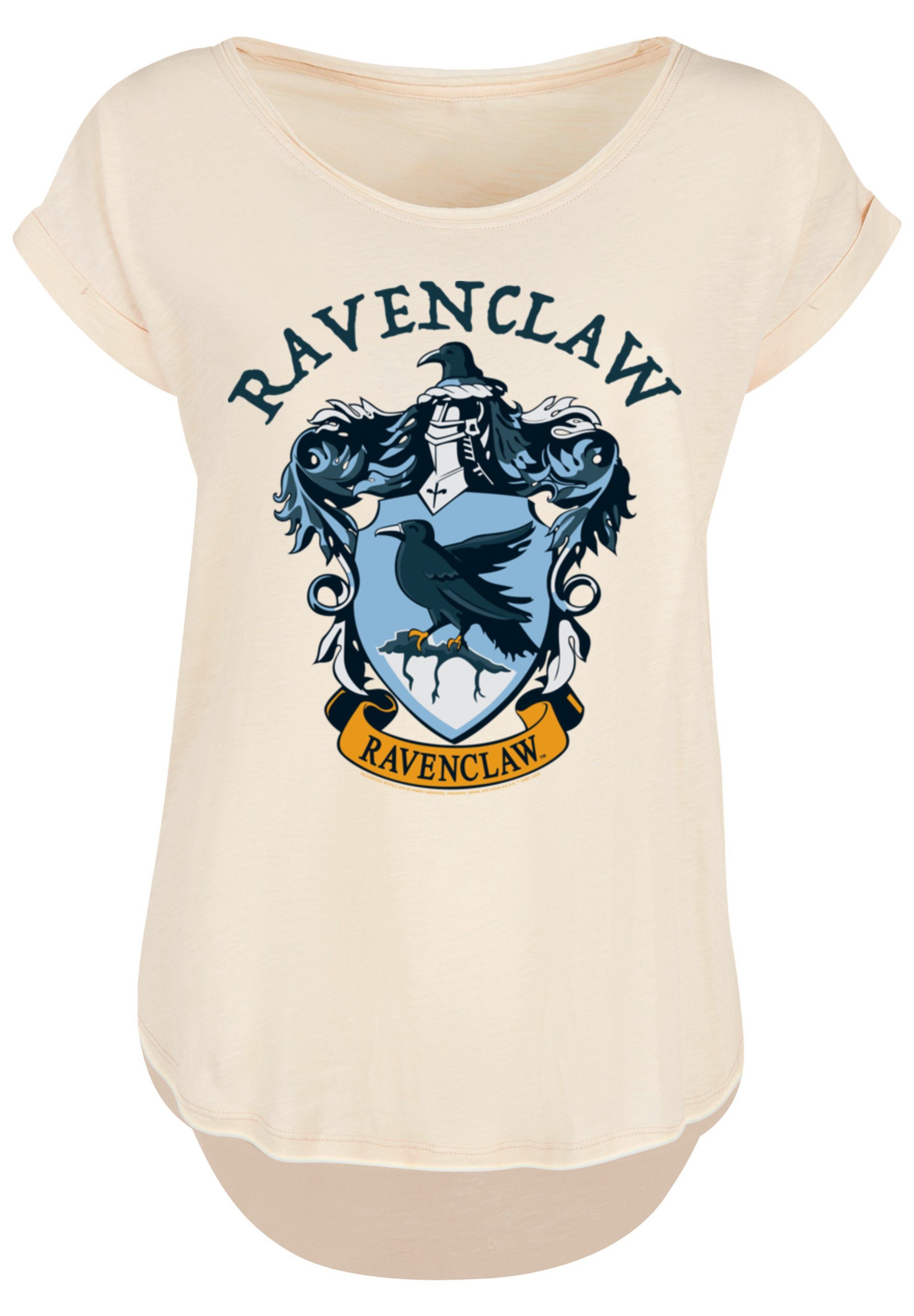 Harry T-Shirt F4NT4STIC Crest Print Whitesand Ravenclaw Potter