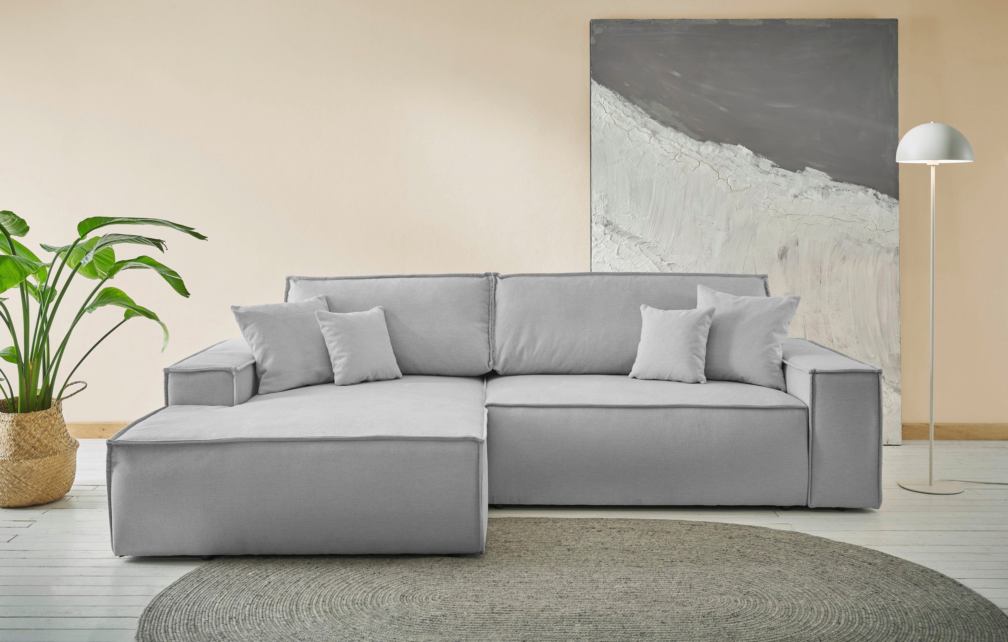 andas Ecksofa Finnley Schlafsofa 267 cm günstig online kaufen