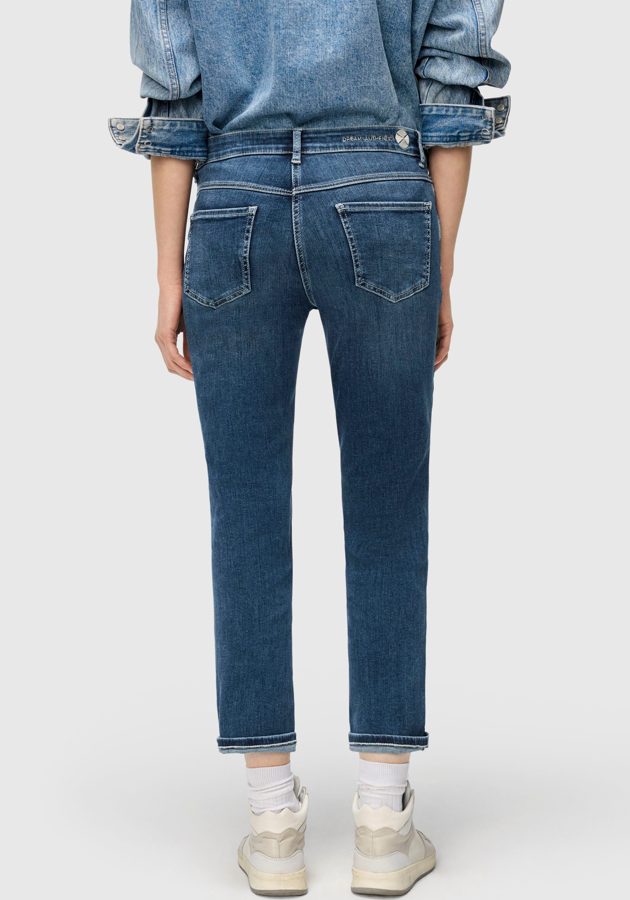 MAC 7/8-Jeans DREAM cropped auth. Innovativer Hyperstretch Denim mit figurformendem Shaping-Effekt