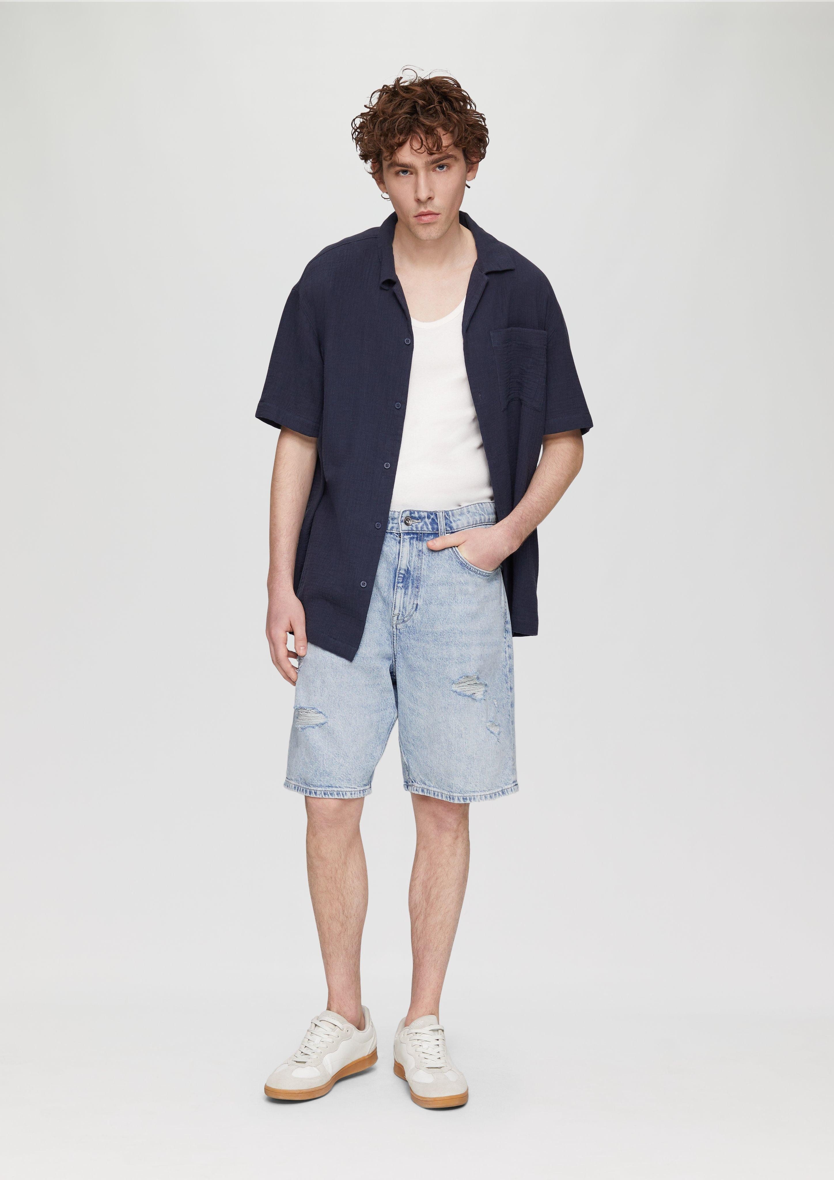 QS Cargoshorts Jeans-Shorts / Loose Fit günstig online kaufen