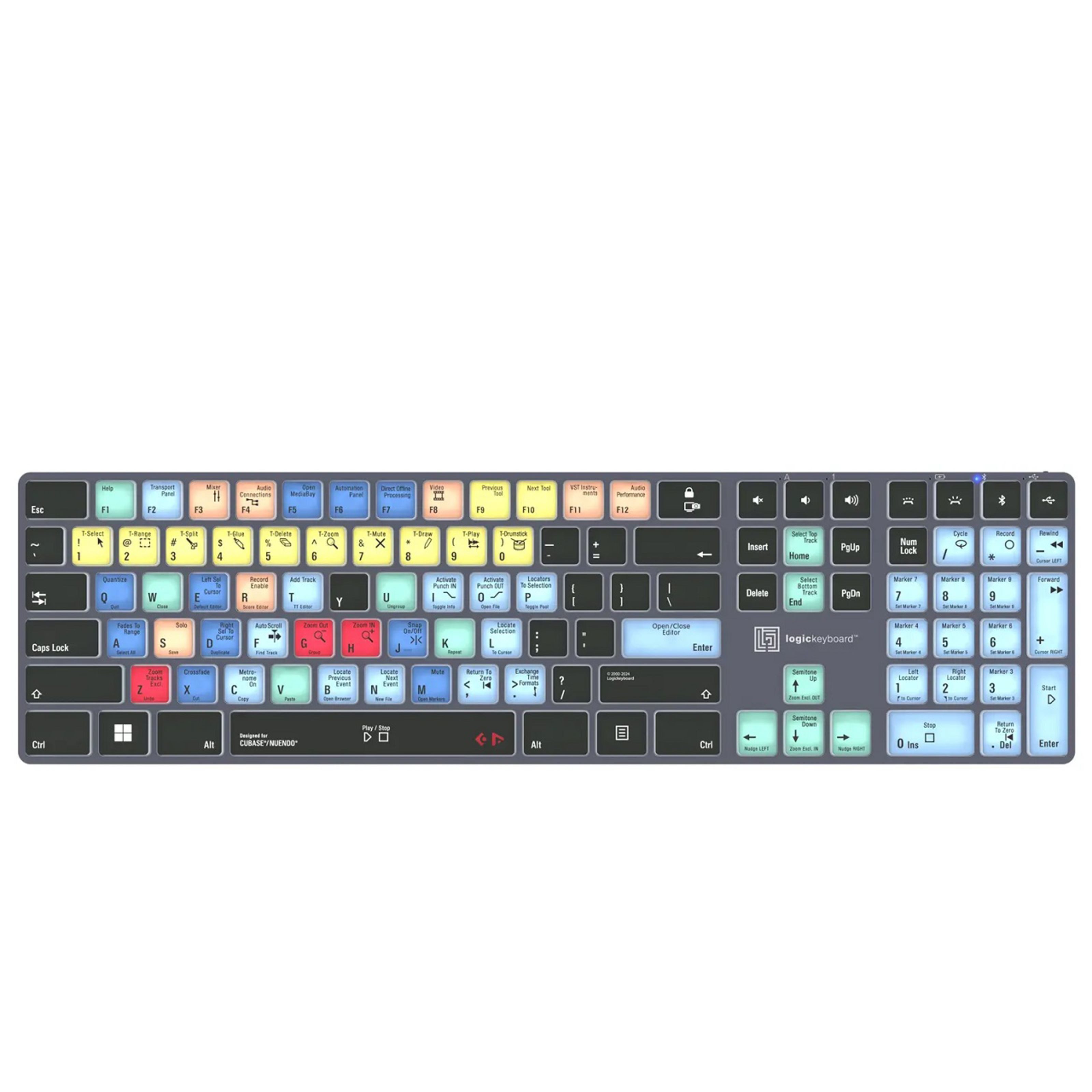 Logickeyboard Apple-Tastatur (Steinberg Cubase/Nuendo Titan UK WIN - Apple Zubehör)