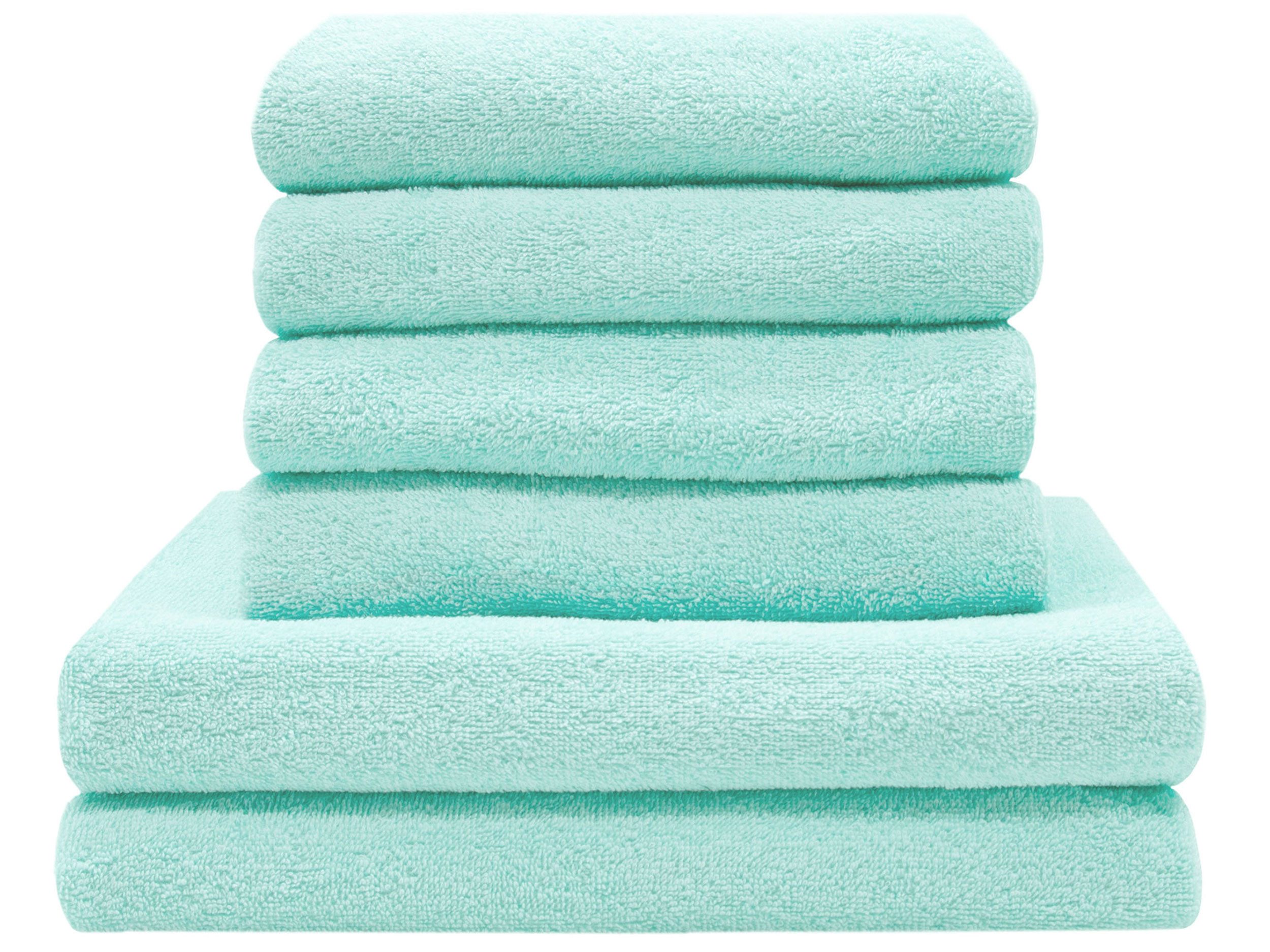 ZOLLNER Handtuch Set, Walkfrottier (6-St), 100% Baumwolle, vom Hotelwäsches günstig online kaufen