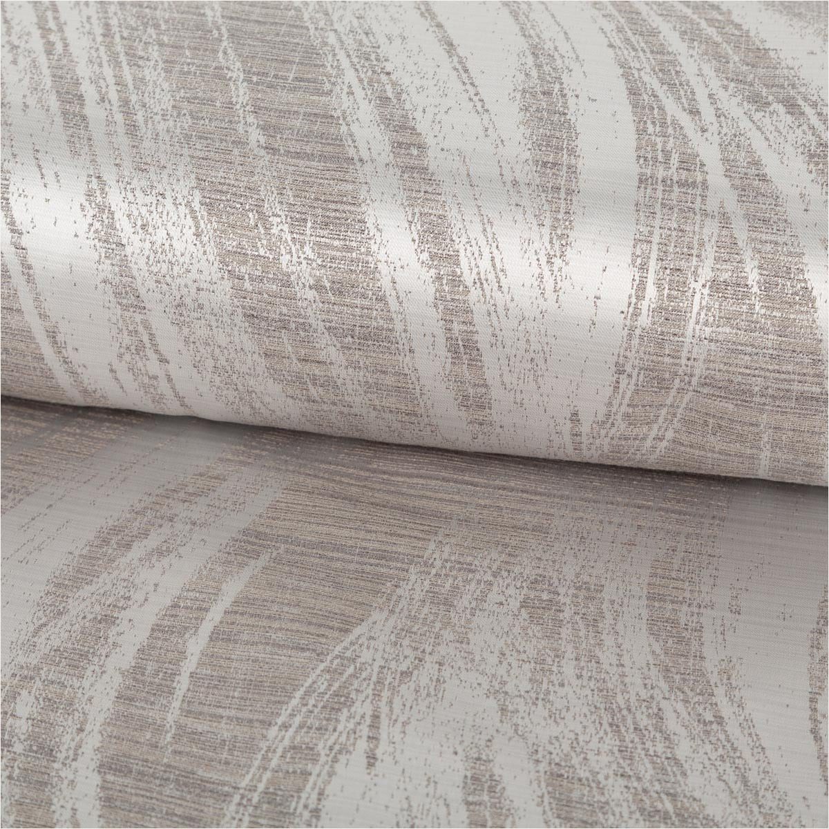 SCHÖNER LEBEN. Stoff Vorhangstoff Meterware Jacquard Tindra helle Grautöne 154cm, made in Germany