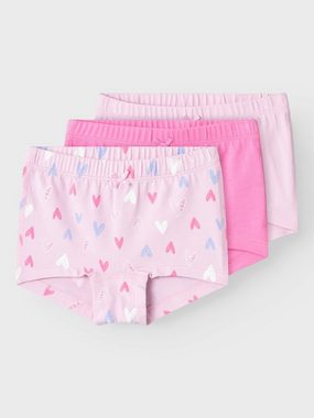 Name It Boxershorts NMFTIGHTS 3P PINK HEARTS NOOS