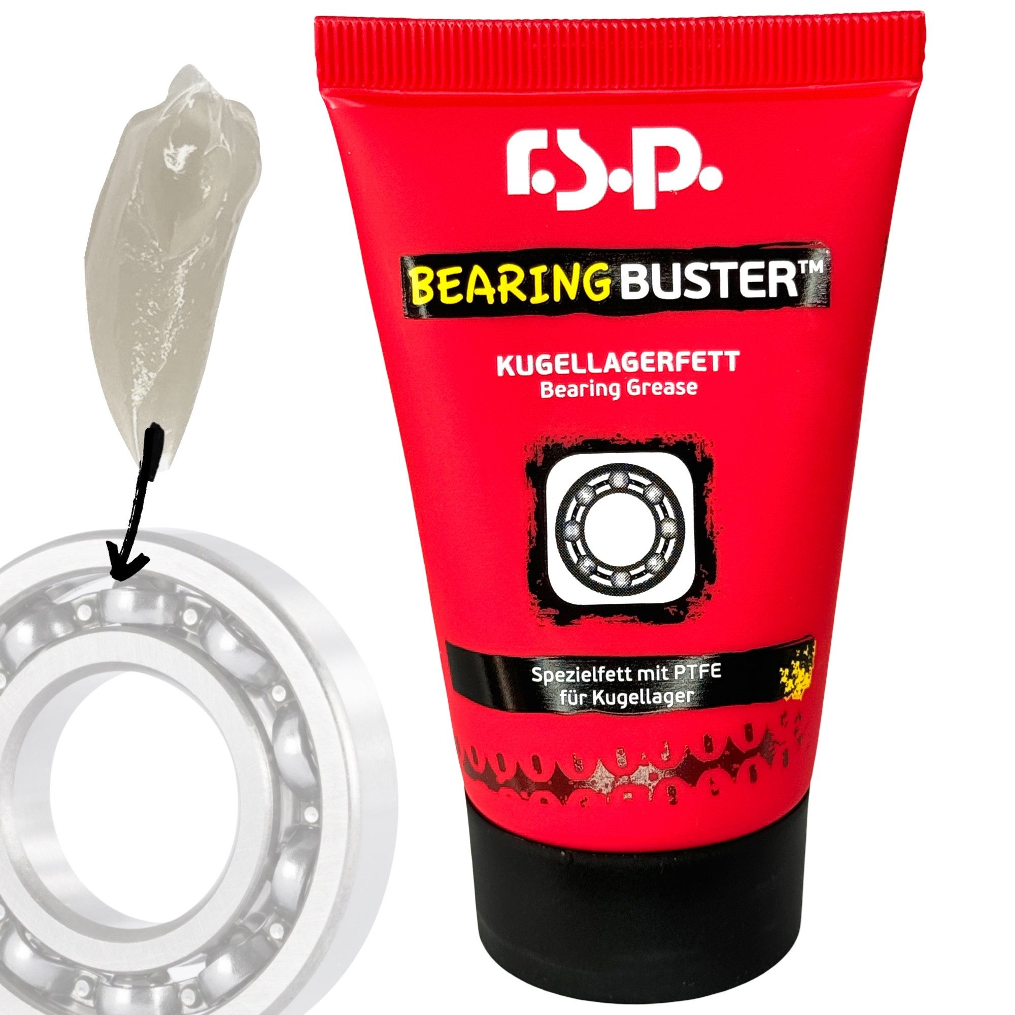 r.s.p. Fahrrad-Montageständer R.S.P Buster Fahrrad Stunt-Scooter Headset / Kugellager Fett 50g