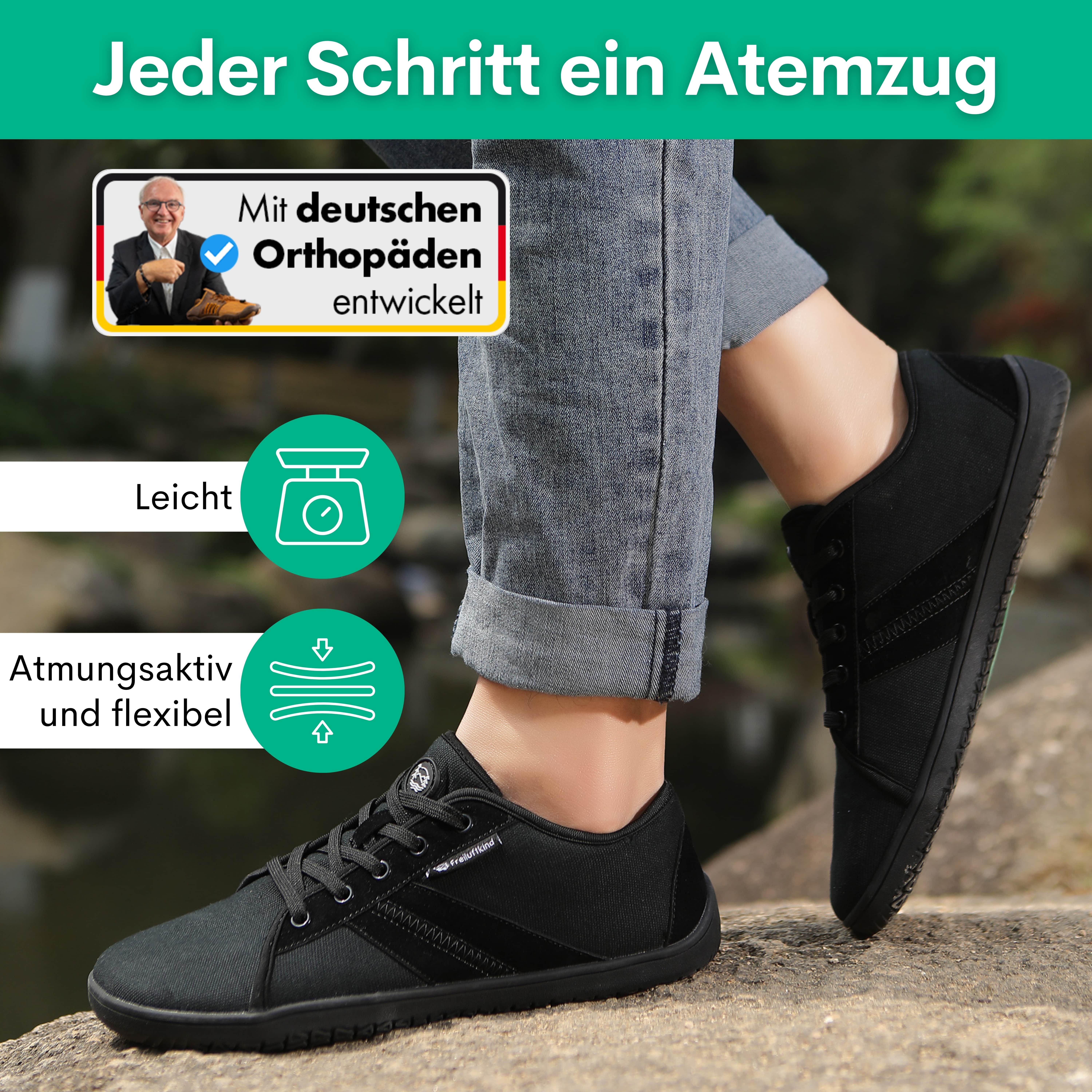 Freiluftkind Baker – gesunde Barfußschuhe Sneaker günstig online kaufen