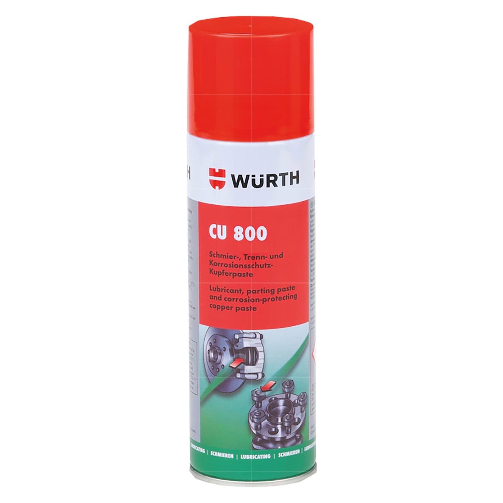 Würth Schmierfett KUPFERSPRAY CU 800 - 0.3 LTR