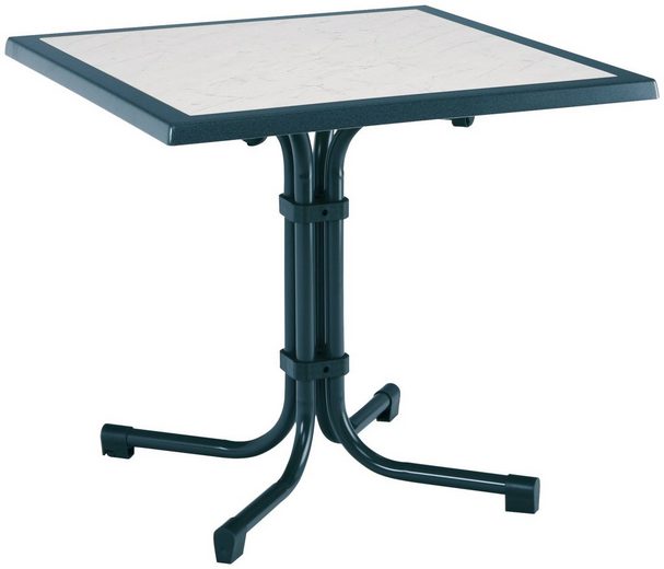 BEST Gartentisch »Boulevard«, klappbar, Stahl/Werzalit, 80x80 cm online