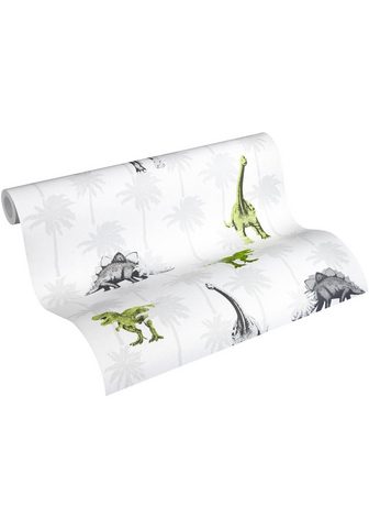 LIVING WALLS Обои »Little Stars с Dinosaurier...