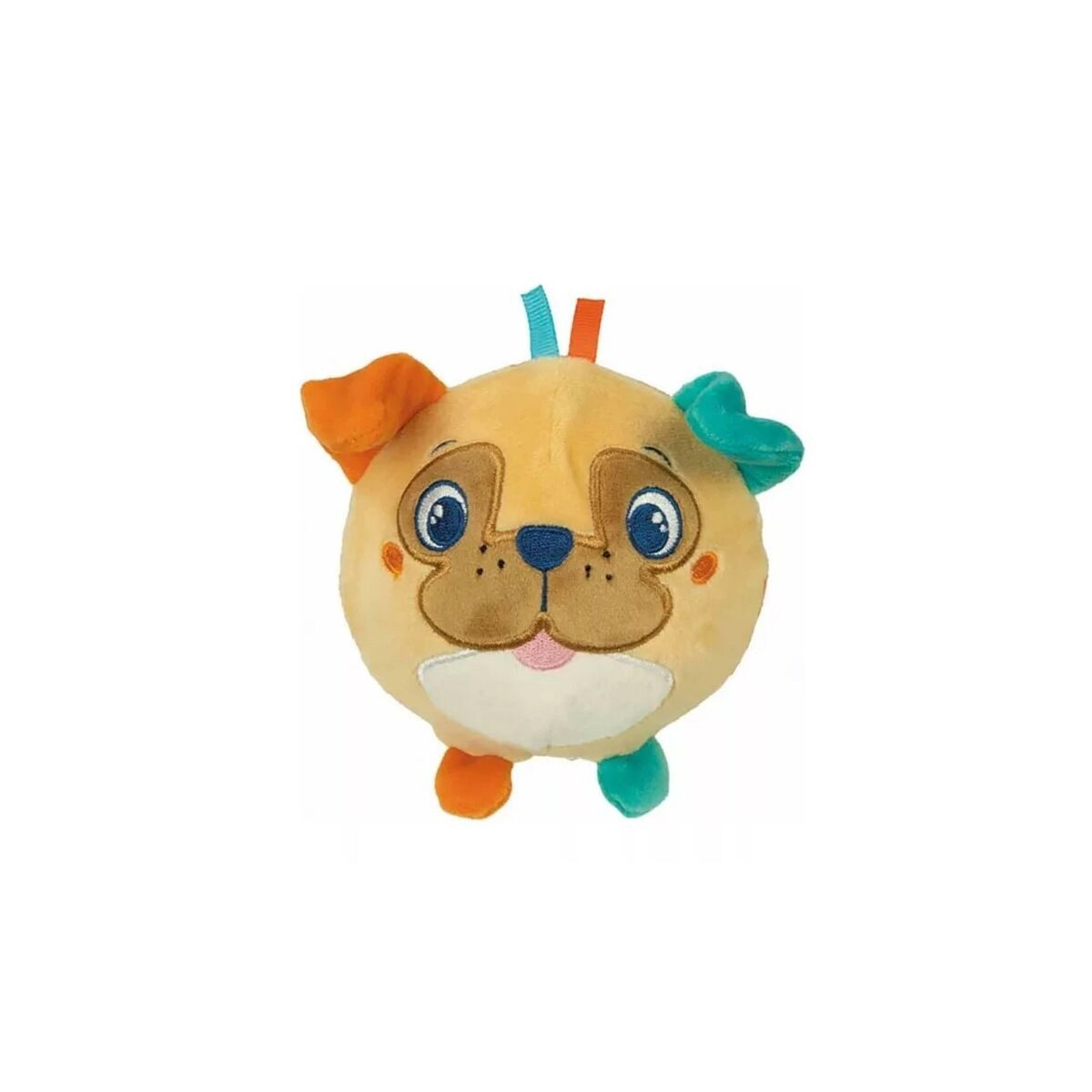 Clementoni® Lernspielzeug Tiere Buddy Hund Plüsch Ballfigur, Baby Rassel Clementoni