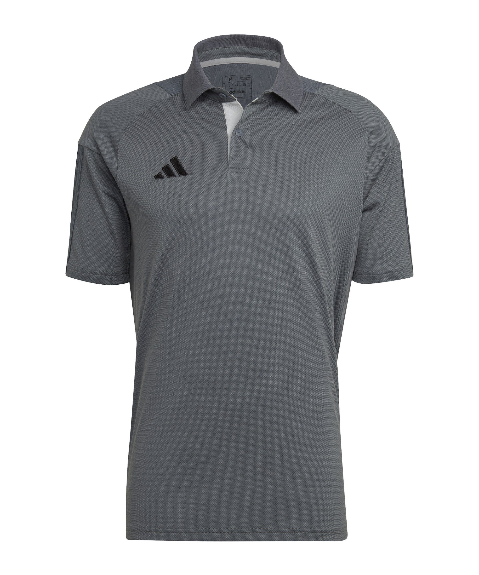 Performance grau Competition Poloshirt Tiro 23 default T-Shirt adidas