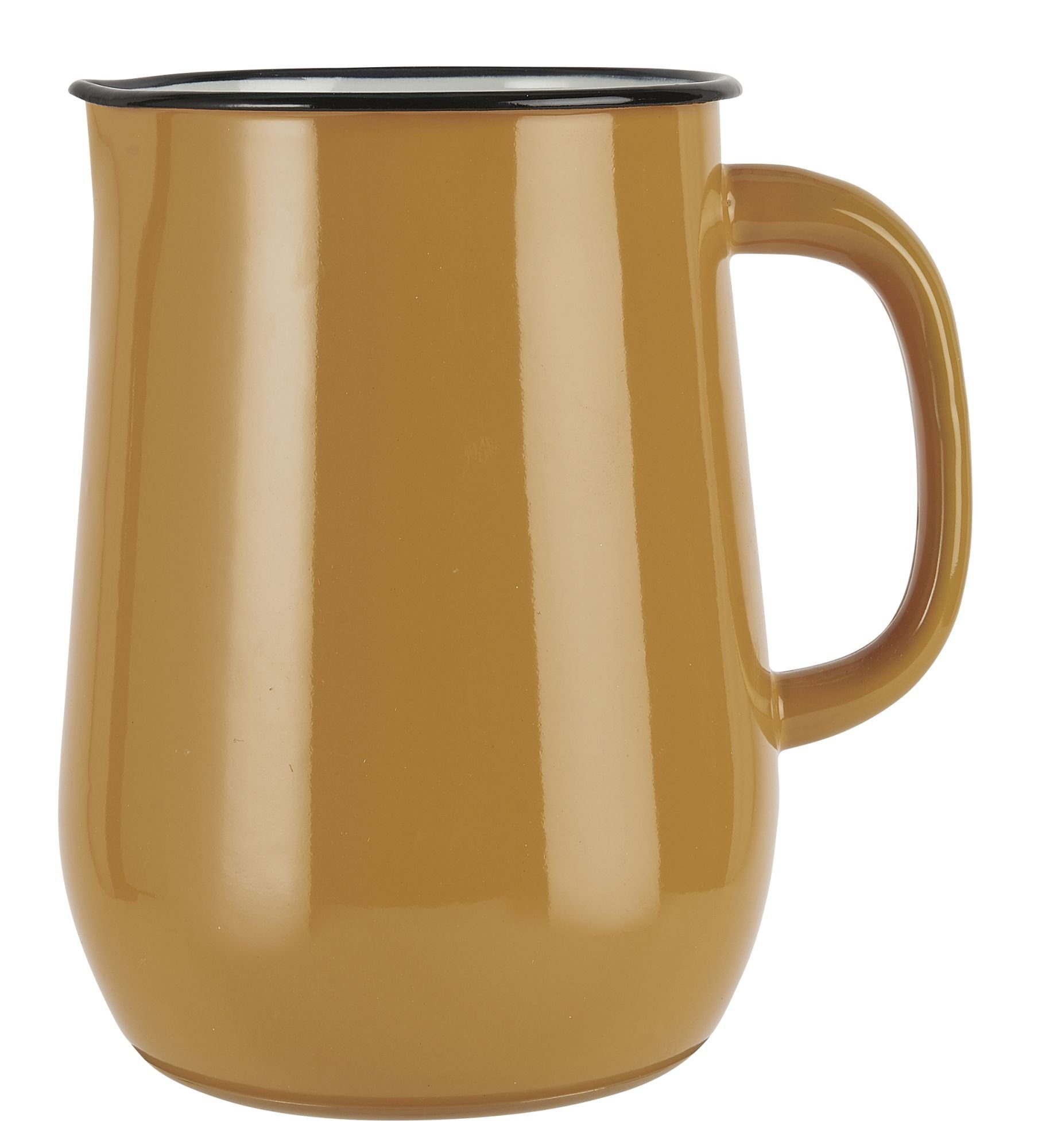 Ib Laursen Kanne Kanne Krug Vase Emaille 2500ml Ib Laursen 04999 Farbe: gelb (05)