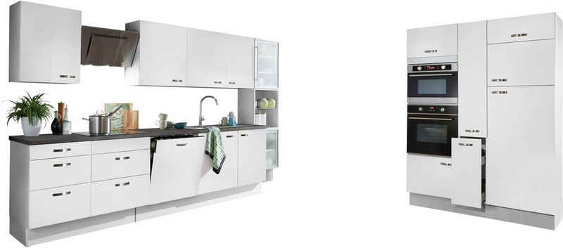OPTIFIT Küchenzeile »Cara«, Breite 480 cm,ohne E-Geräte, mit Vollauszügen,Soft-Close-Funktion