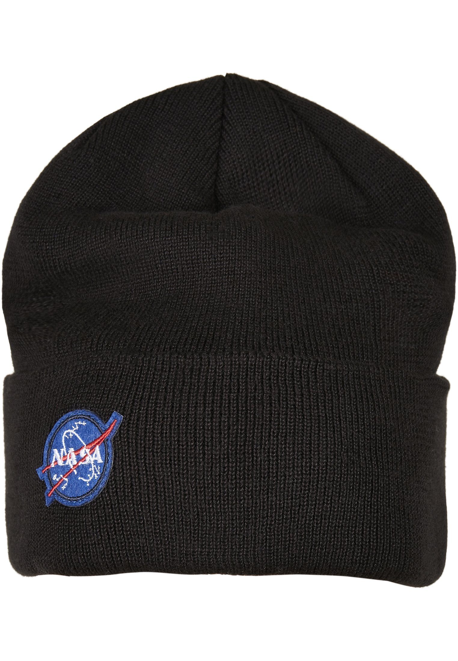 Beanie black Embroidery (1-St) NASA Accessoires MisterTee Beanie