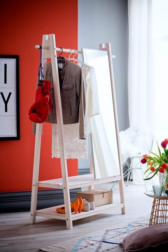 Home affaire Standgarderobe »Ward« aus Massivholz in vier verschiedenen