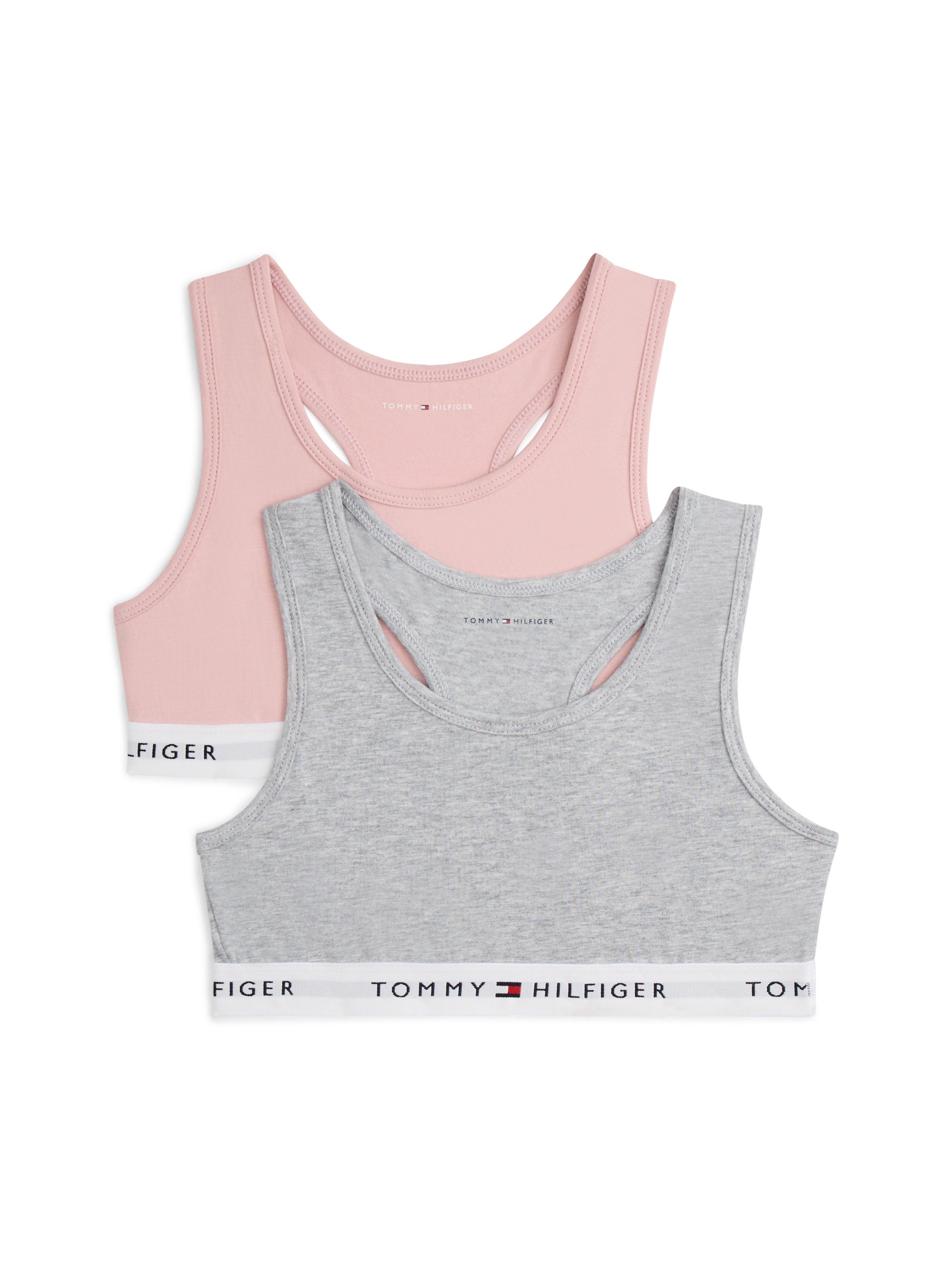Tommy Hilfiger Underwear Teenie-BH 2 PK BRALETTE mit elastischem Bund im 2er-Pack (Packung, 2er) unifarben, casual, körpernah, Baumwollmix