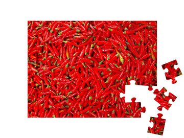 puzzleYOU Puzzle Rote Paprika, 48 Puzzleteile, puzzleYOU-Kollektionen Chilis