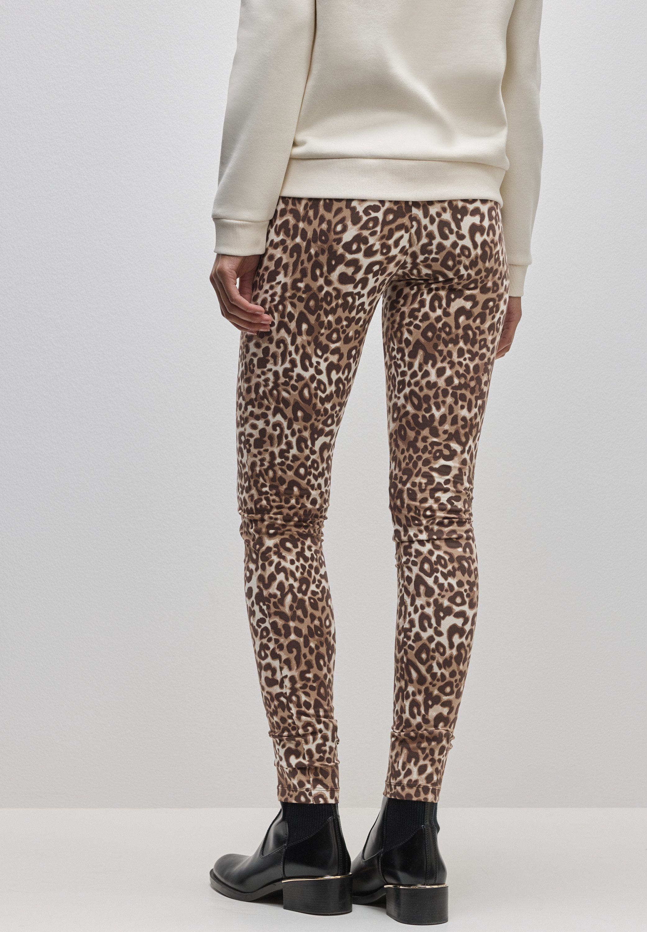 STREET ONE Leggings aus Baumwolle mit Stretchanteil