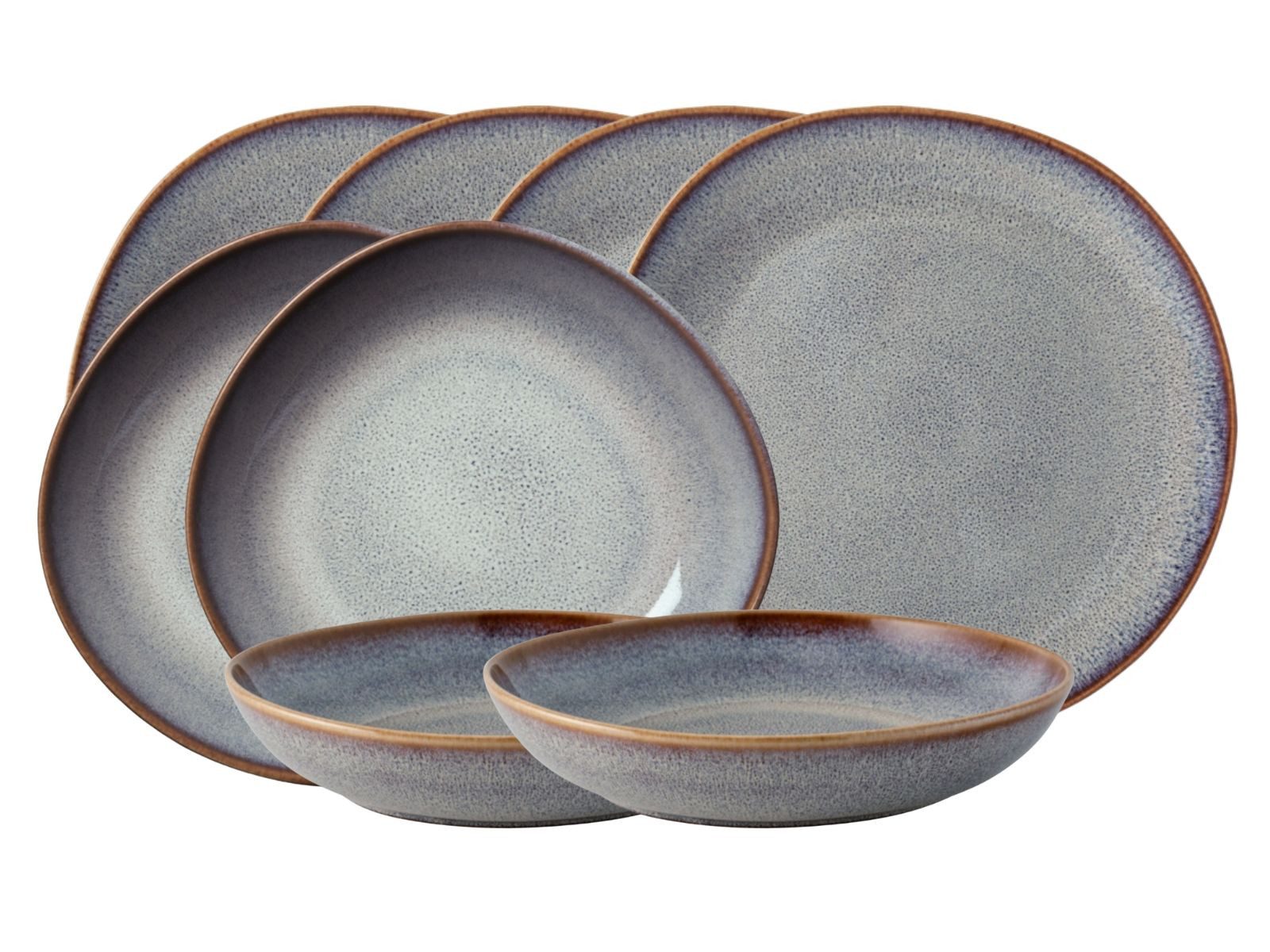 like. by Villeroy & Boch Tafelservice Lave beige Tafelset 8tlg, Steingut
