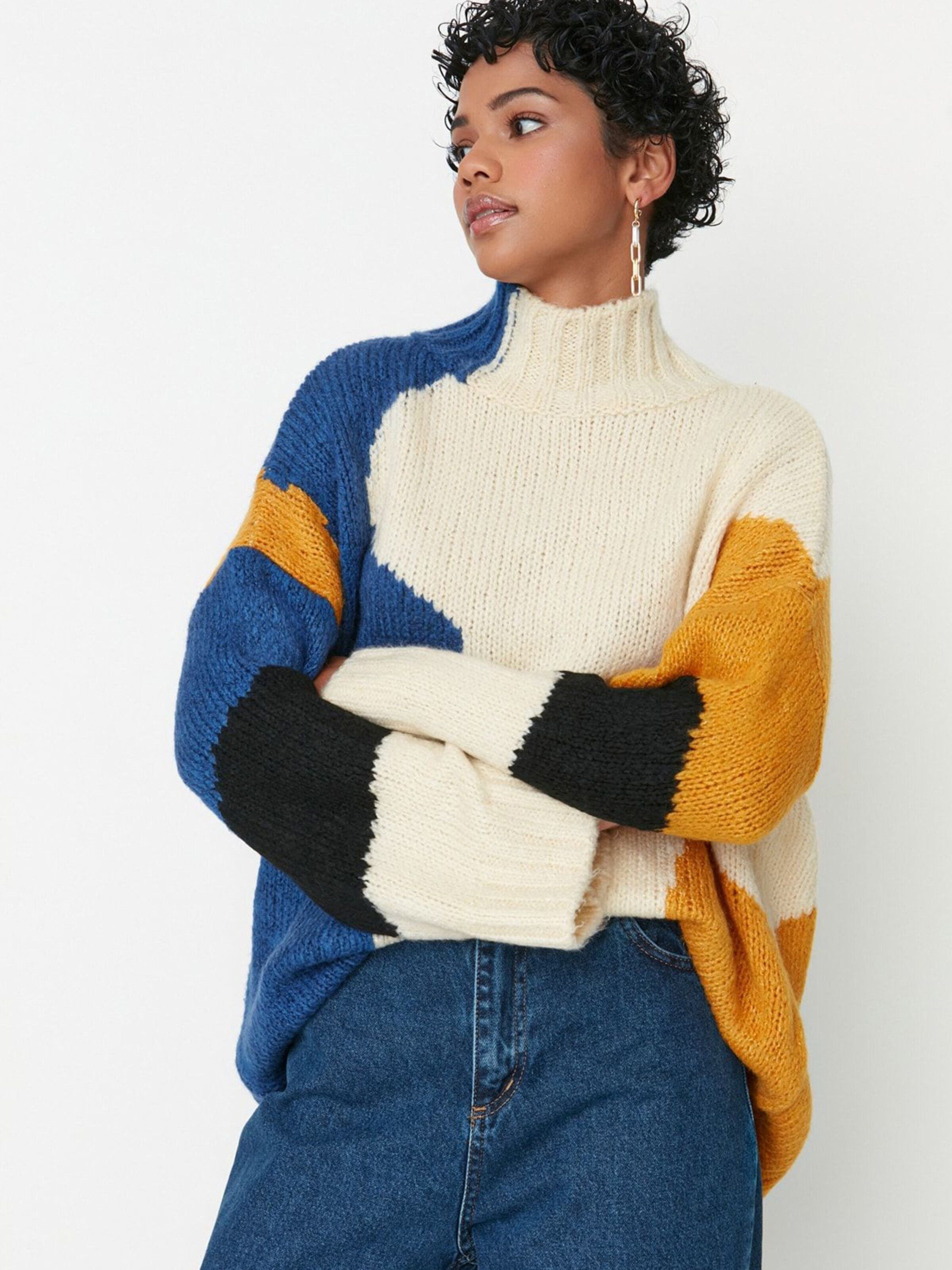 Trendyol Strickpullover (1-tlg) Plain/ohne Details